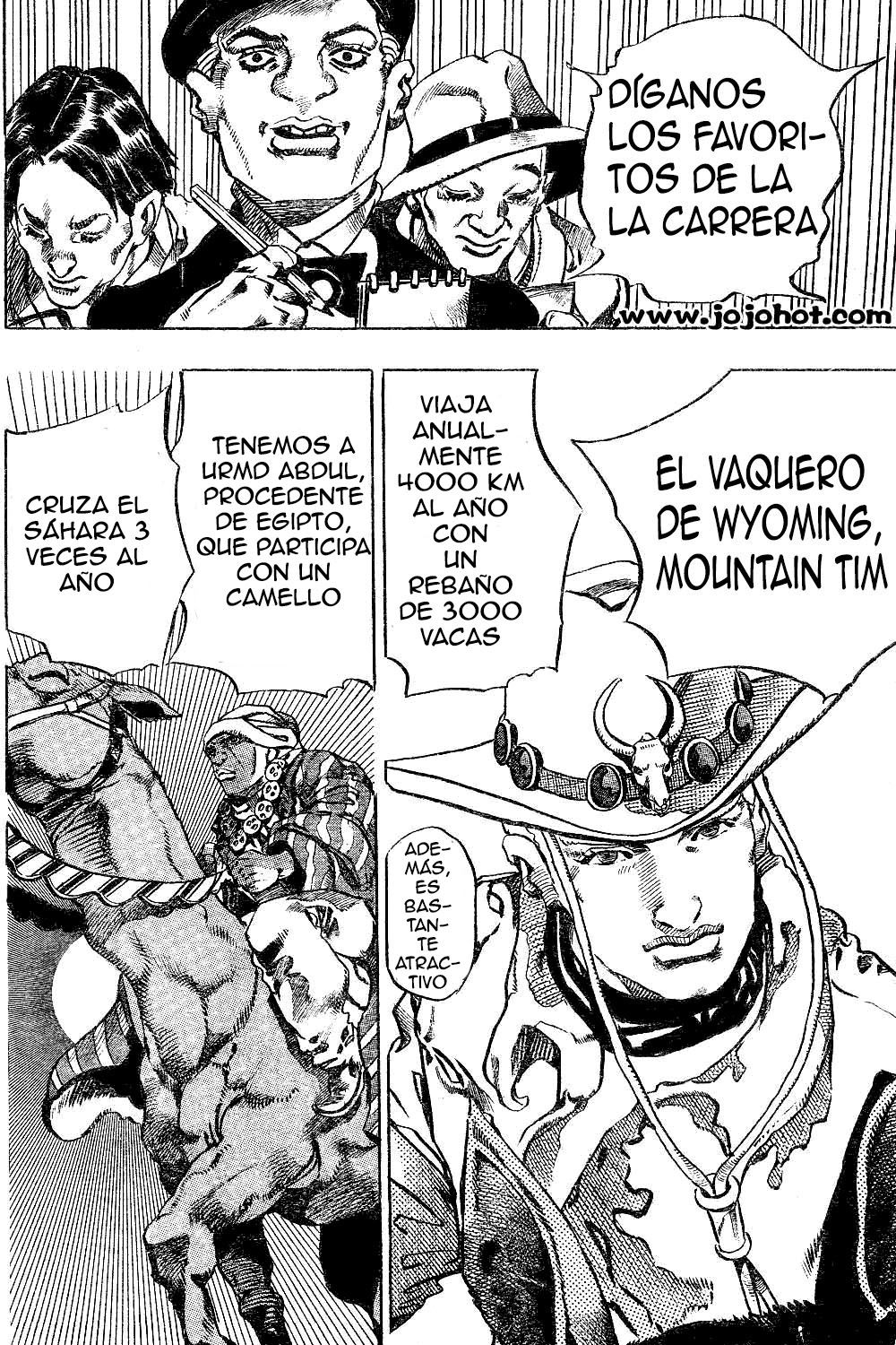 Read JoJo's Bizarre Adventure Parte 7 Steel Ball Run ES Manga Online