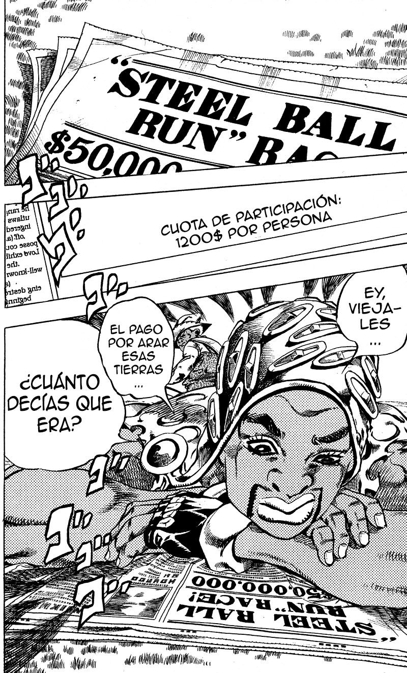 Read JoJo's Bizarre Adventure Parte 7 Steel Ball Run ES Manga Online