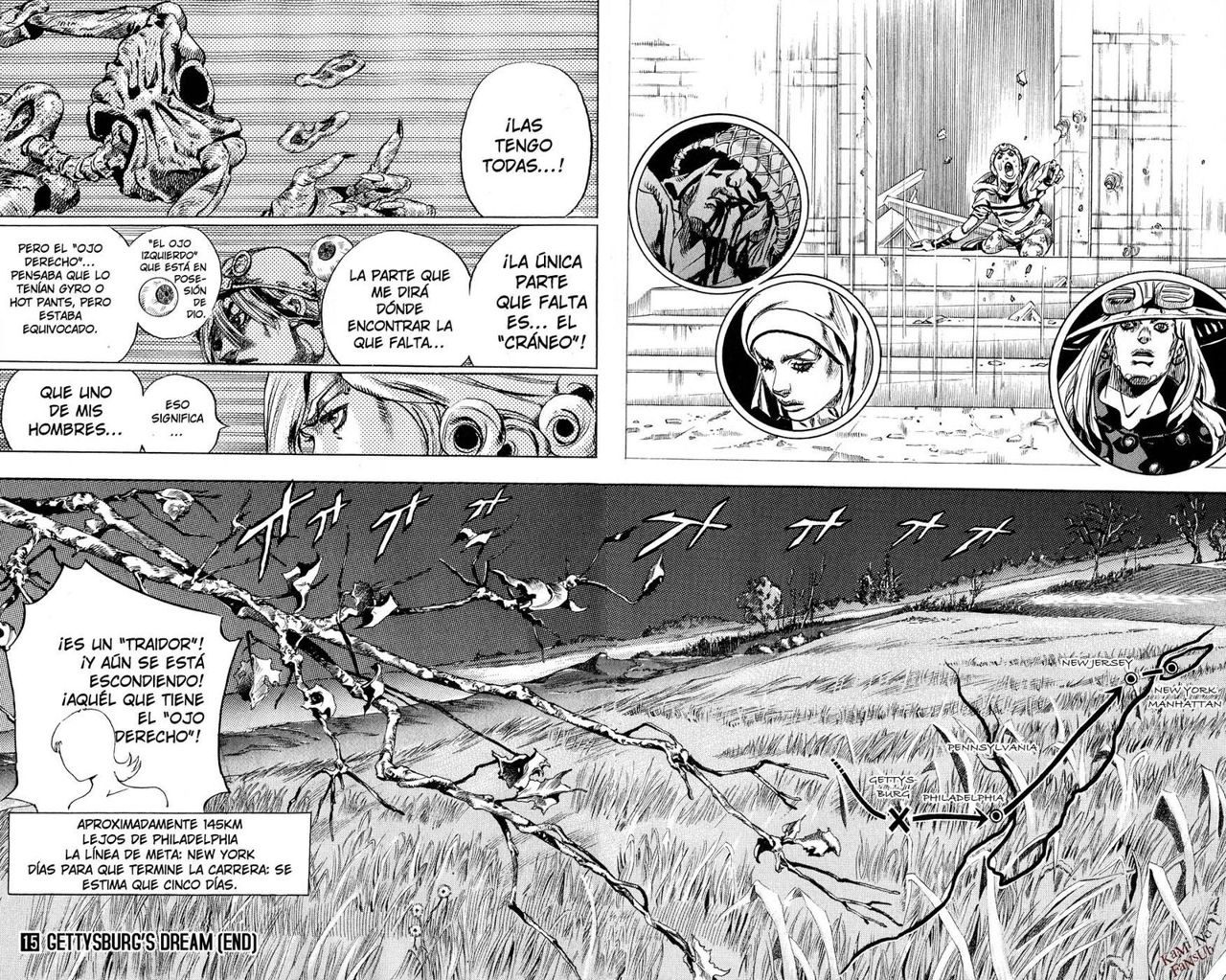 Read JoJo's Bizarre Adventure Parte 7 Steel Ball Run ES Manga Online