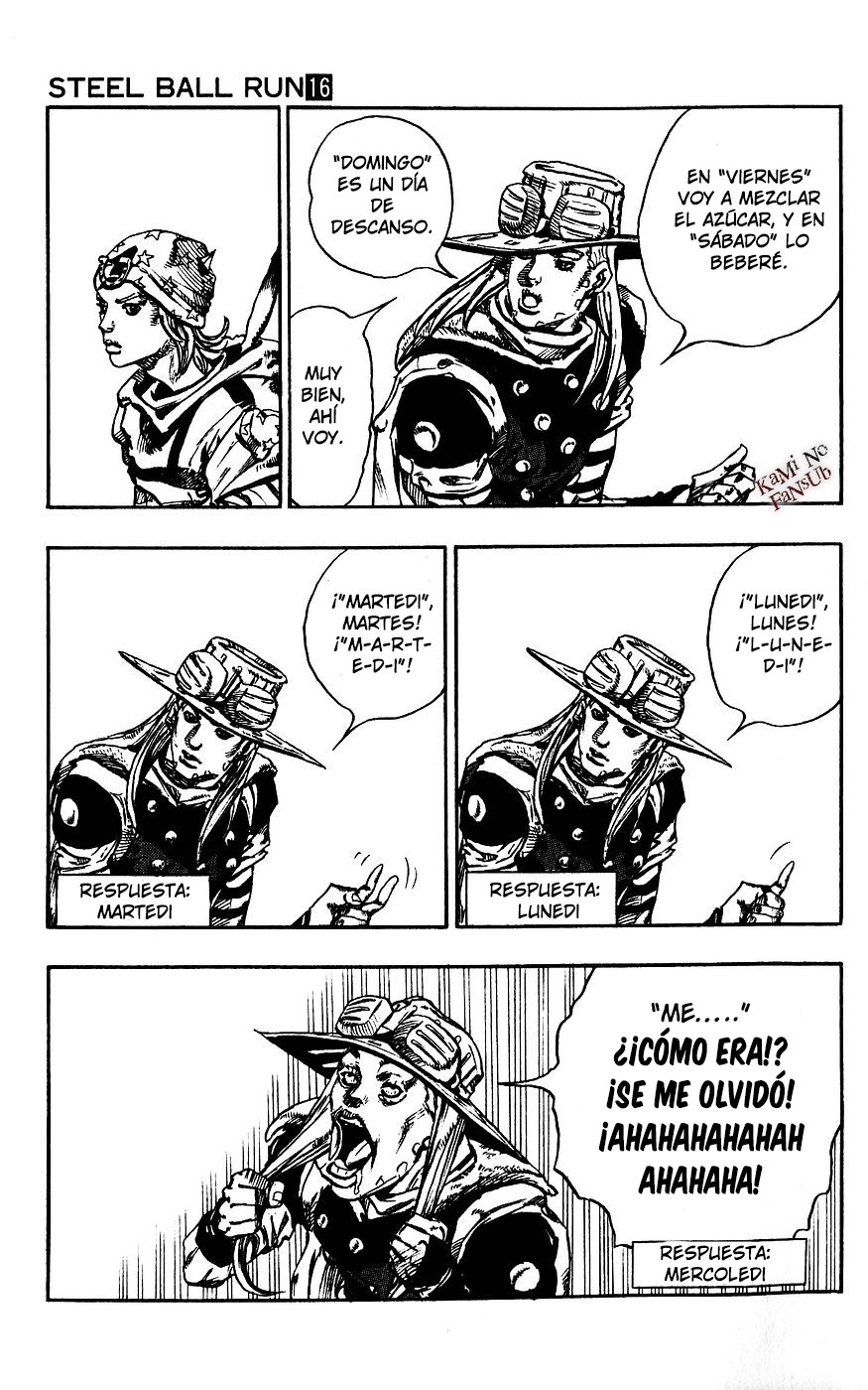 Read JoJo's Bizarre Adventure Parte 7 Steel Ball Run ES Manga Online