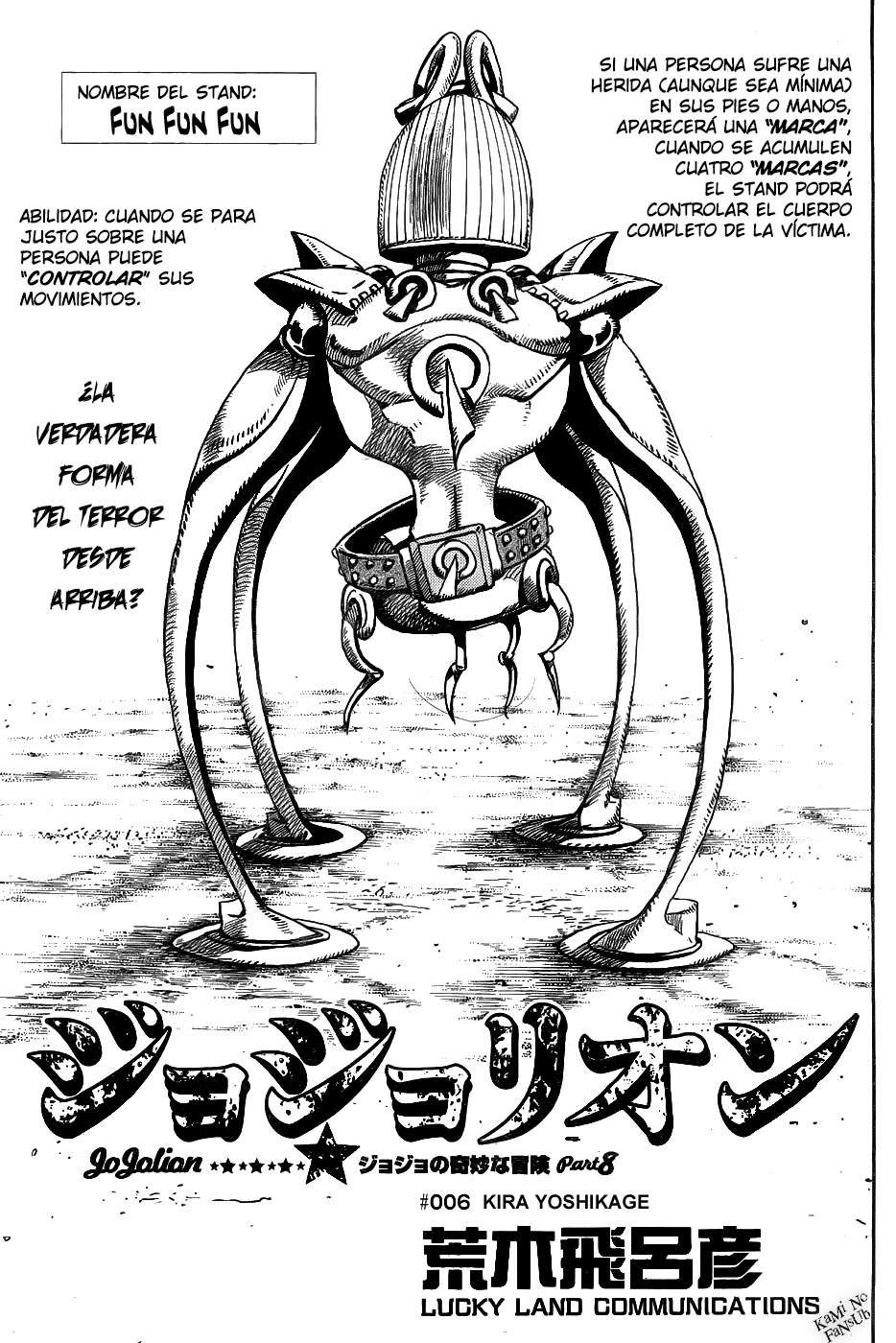Read JoJo's Bizarre Adventure Parte 8 JoJolion ES Manga Online