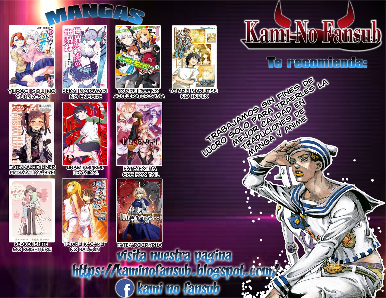 Read JoJo's Bizarre Adventure Parte 8 JoJolion ES Manga Online