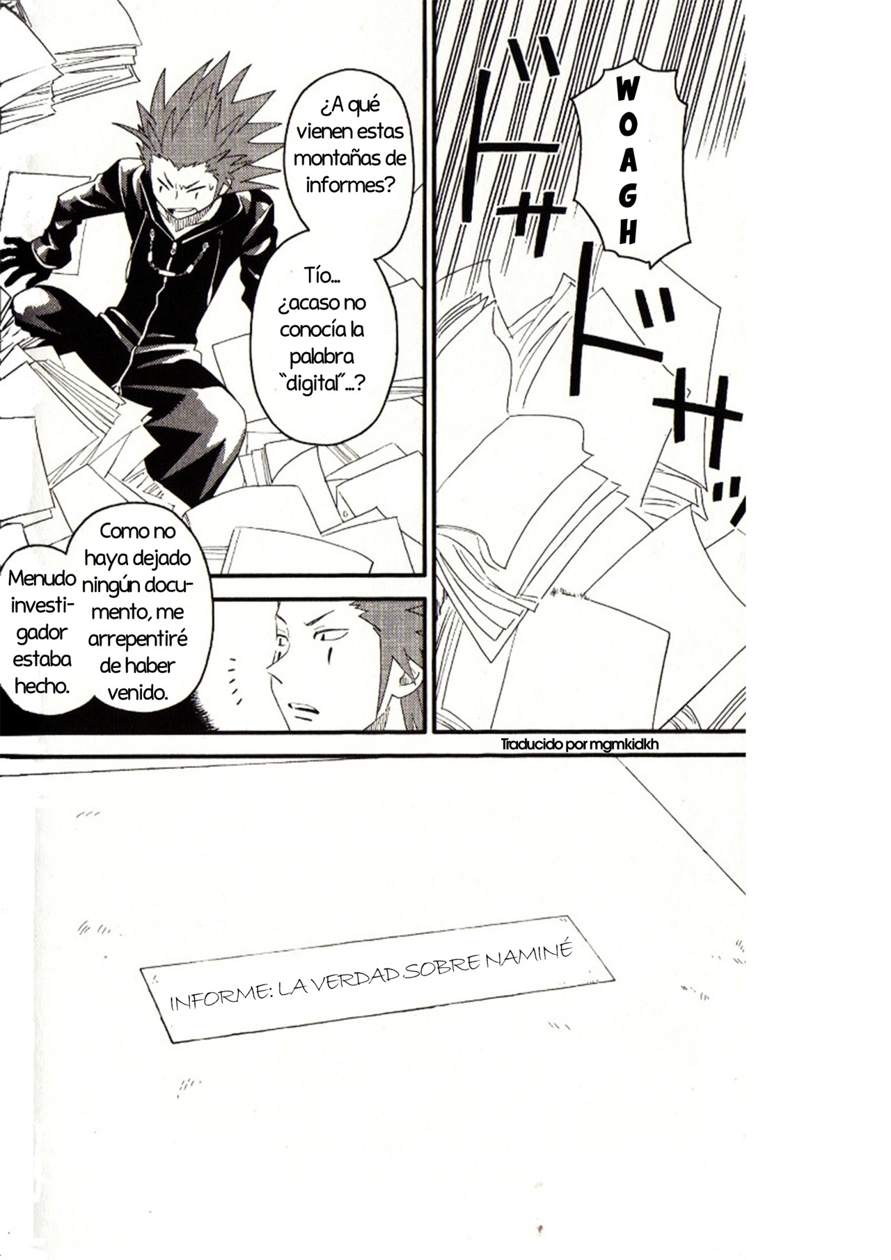 Read Kingdom Hearts 3582 Days ES Manga Online
