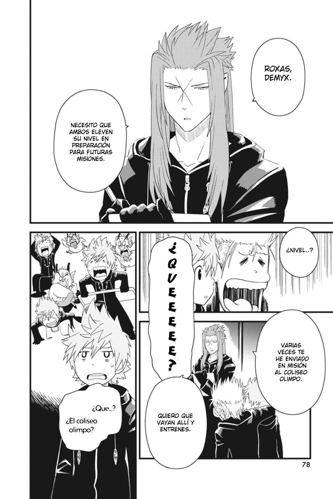 Read Kingdom Hearts 3582 Days ES Manga Online
