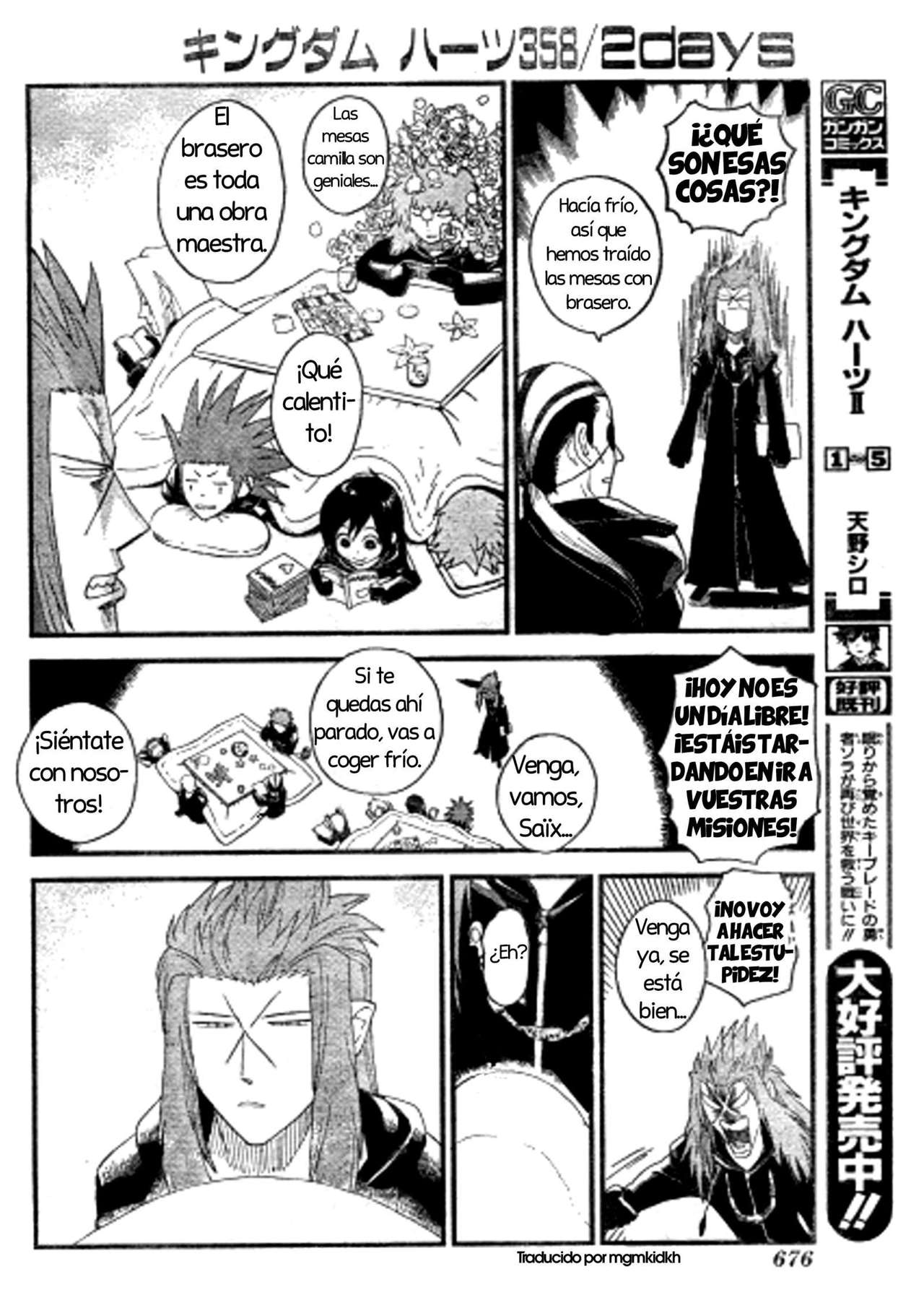 Read Kingdom Hearts 3582 Days ES Manga Online