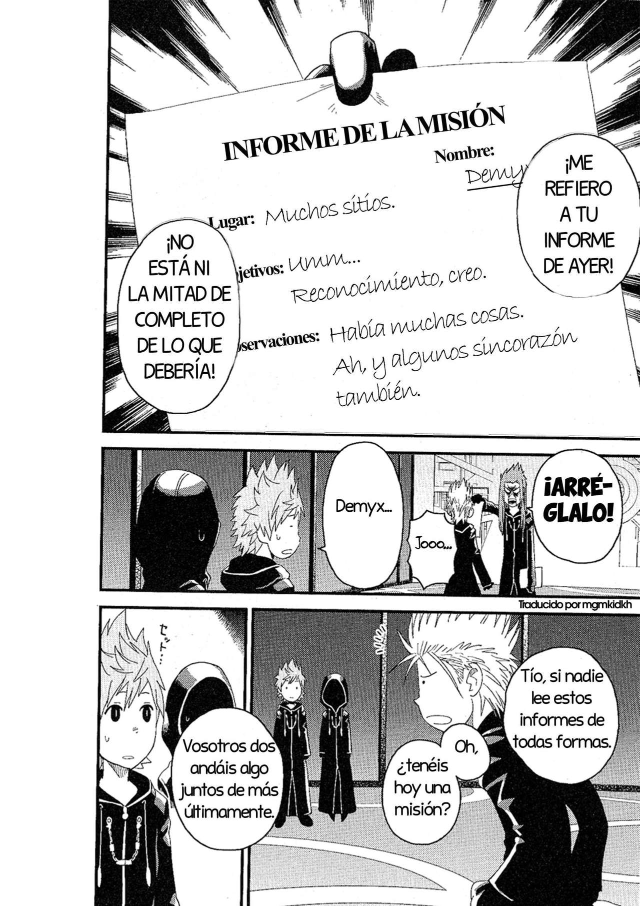 Read Kingdom Hearts 3582 Days ES Manga Online