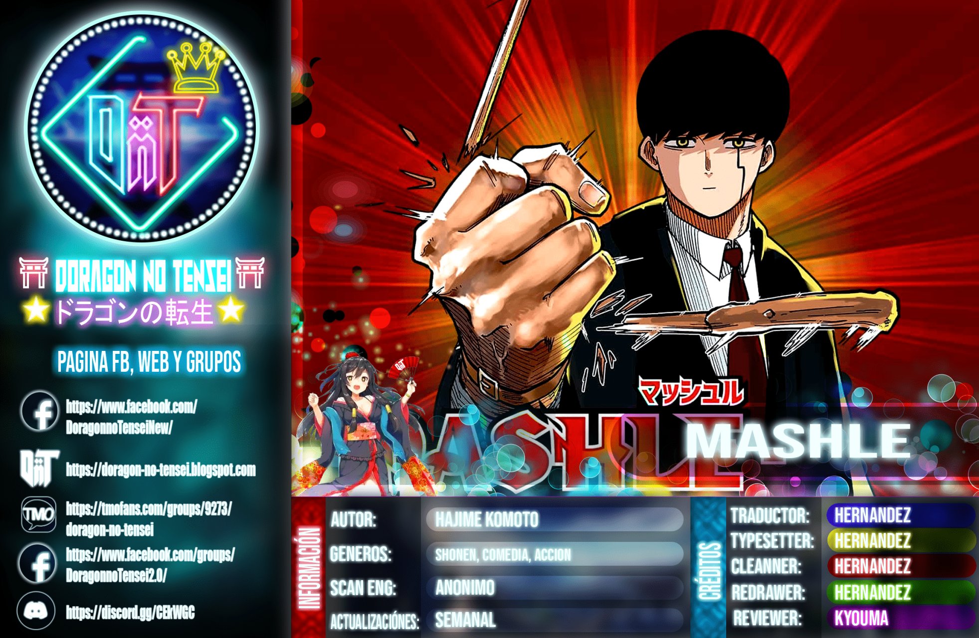 Read Mashle Magic and Muscles ES Manga Online
