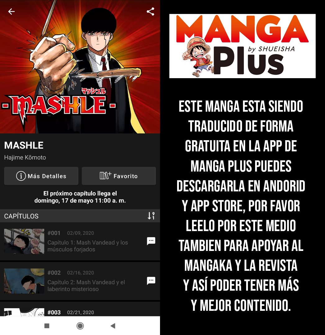 Read Mashle Magic and Muscles ES Manga Online