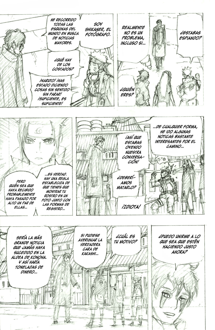 Read Naruto ES Manga Online