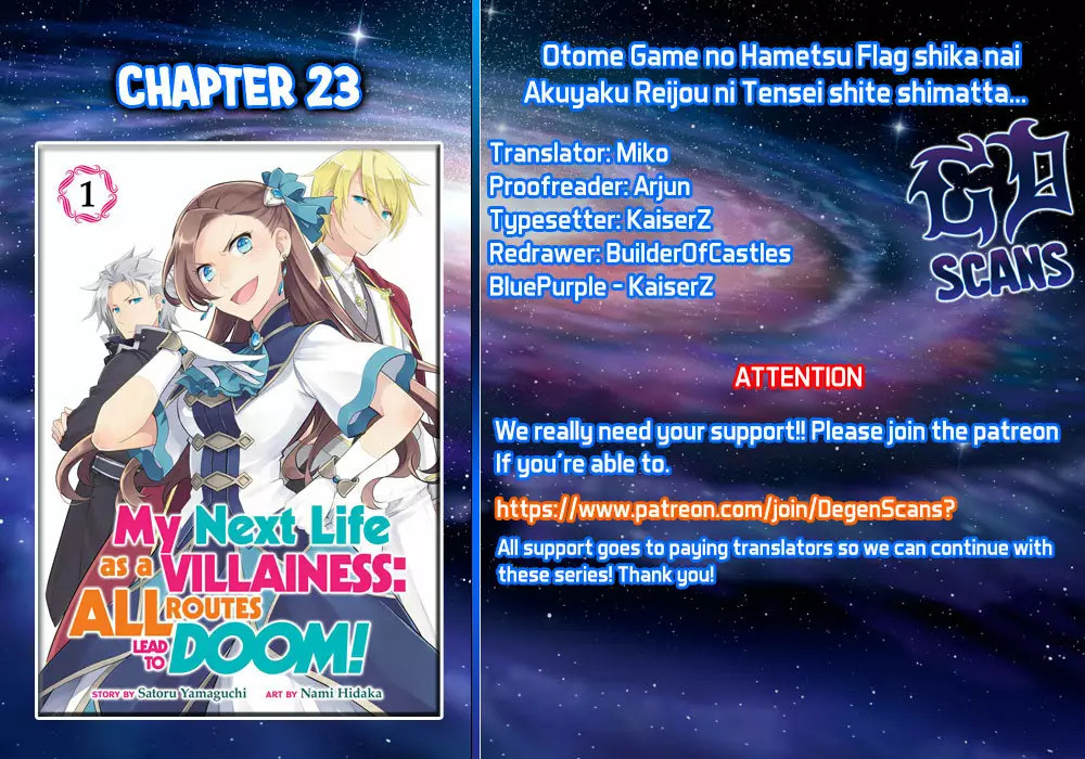 Read Otome Game no Hametsu Flag ES Manga Online