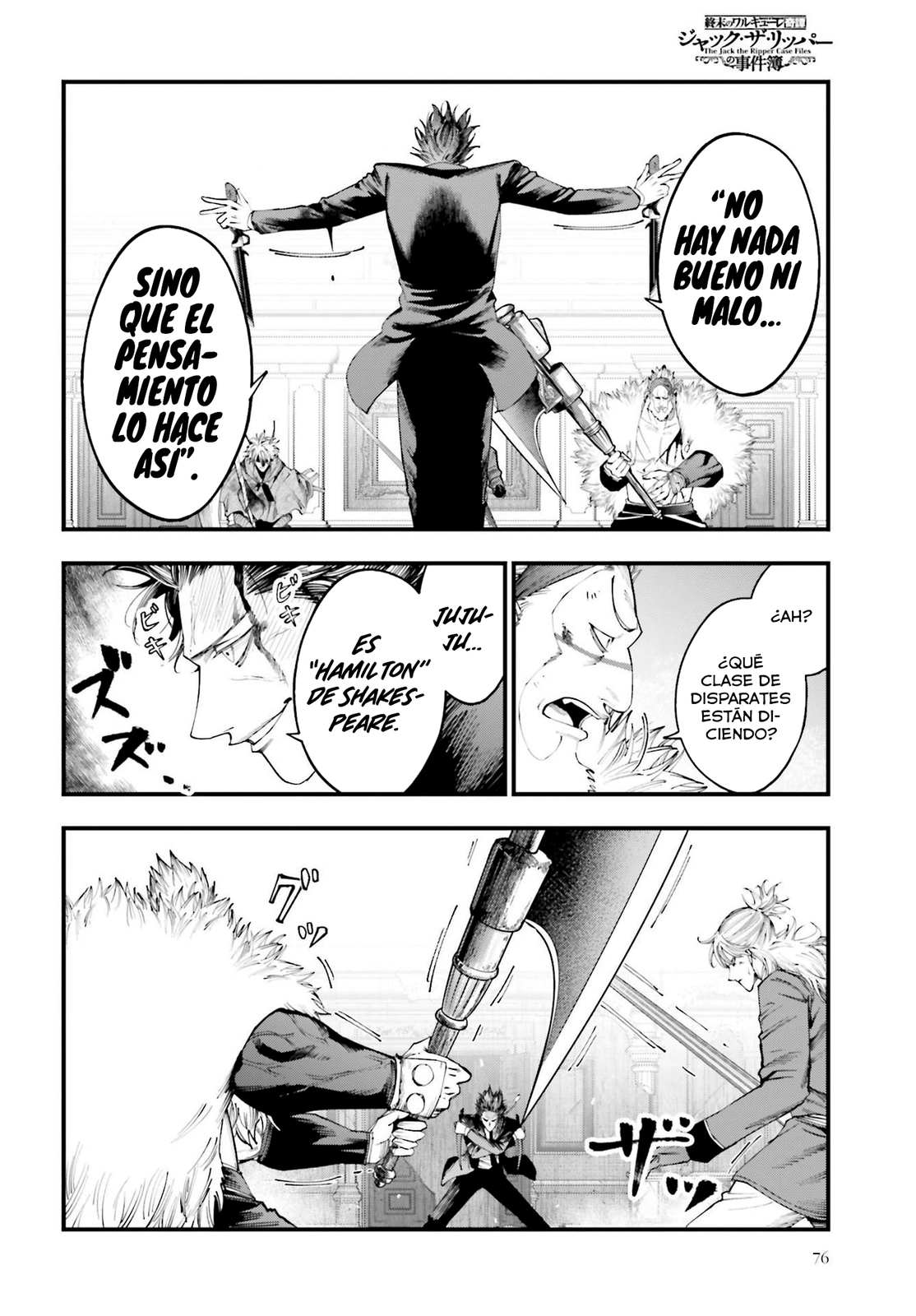 Read Shuumatsu no Valkyrie Los expedientes de Jack el Destripador ES Manga Online