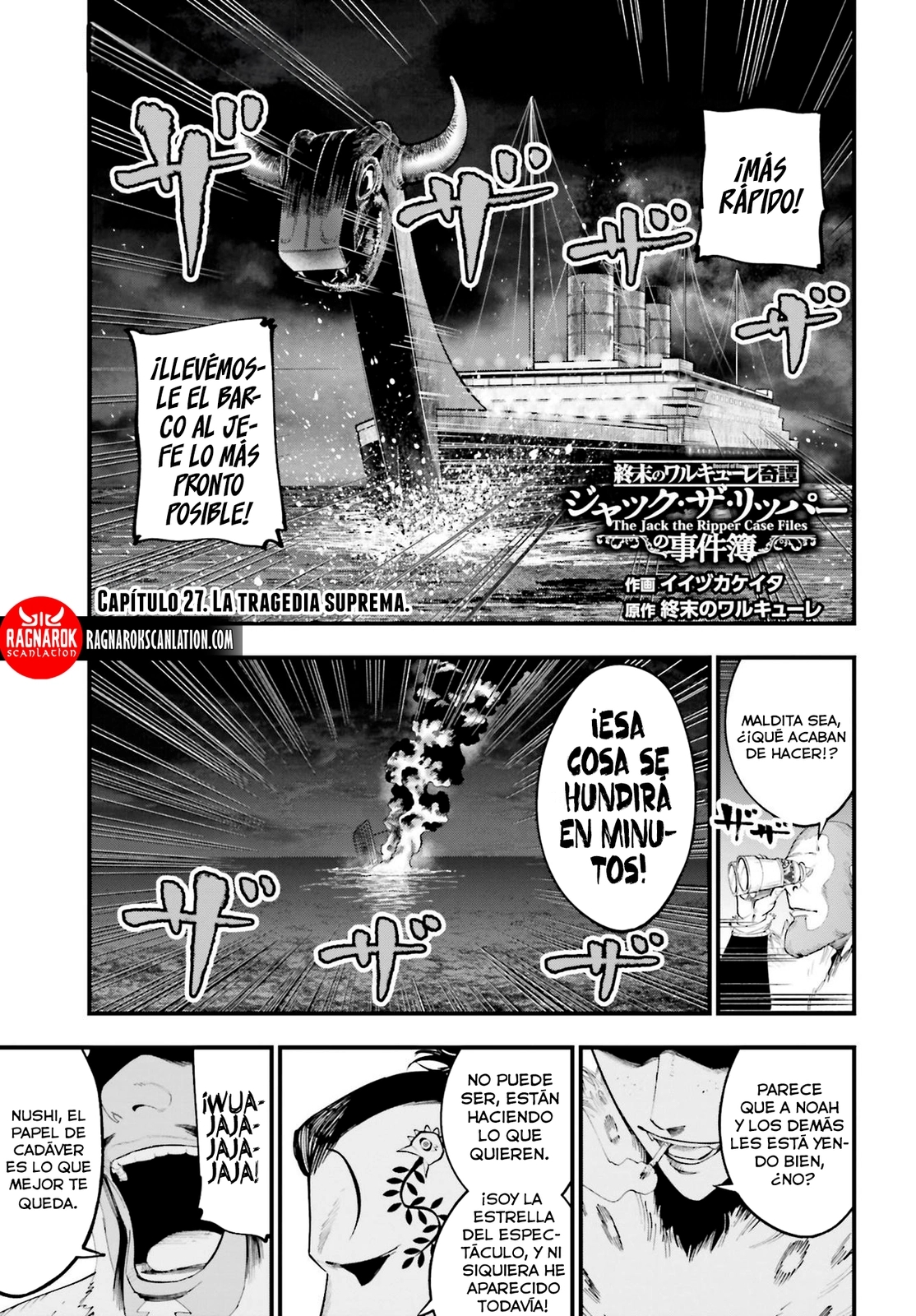 Read Shuumatsu no Valkyrie Los expedientes de Jack el Destripador ES Manga Online
