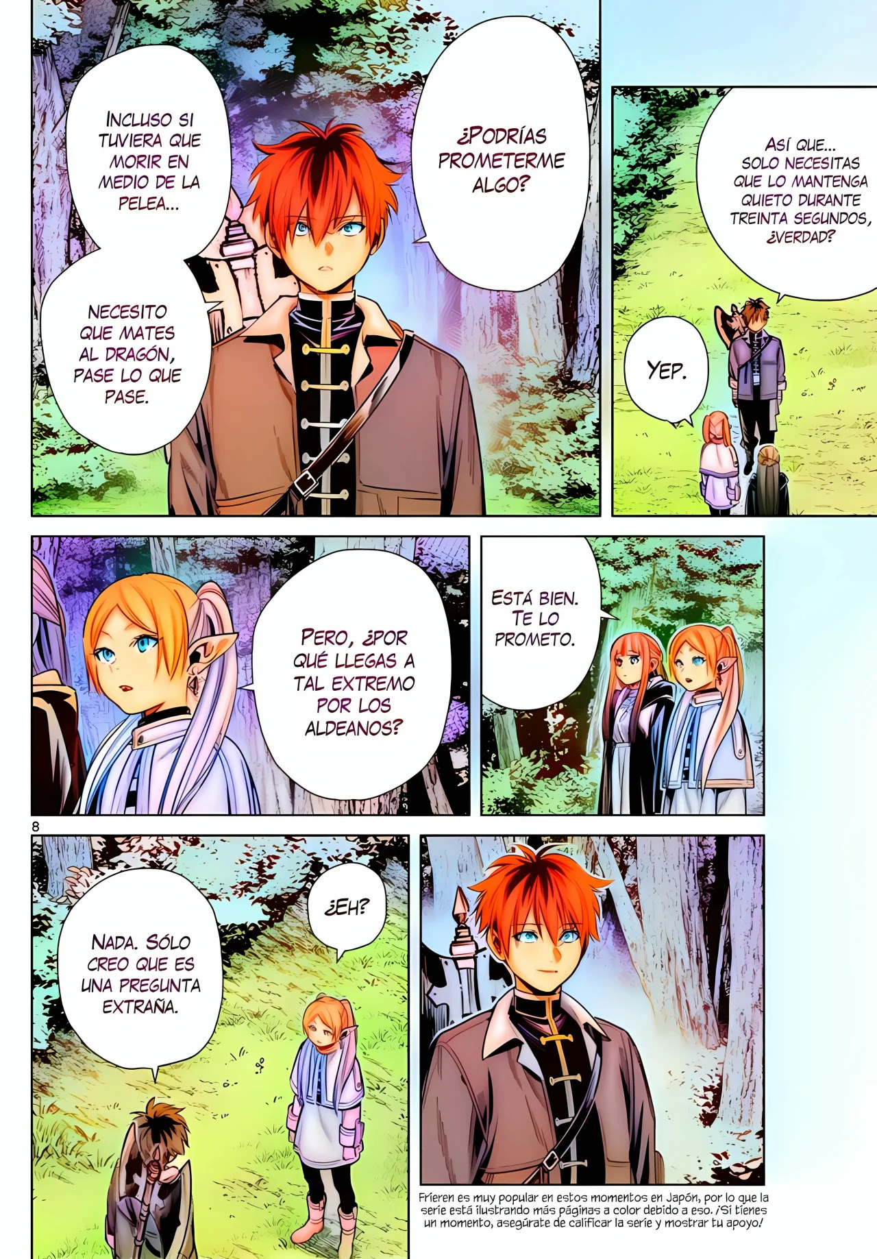 Read Sousou no Frieren (Color) ES Manga Online