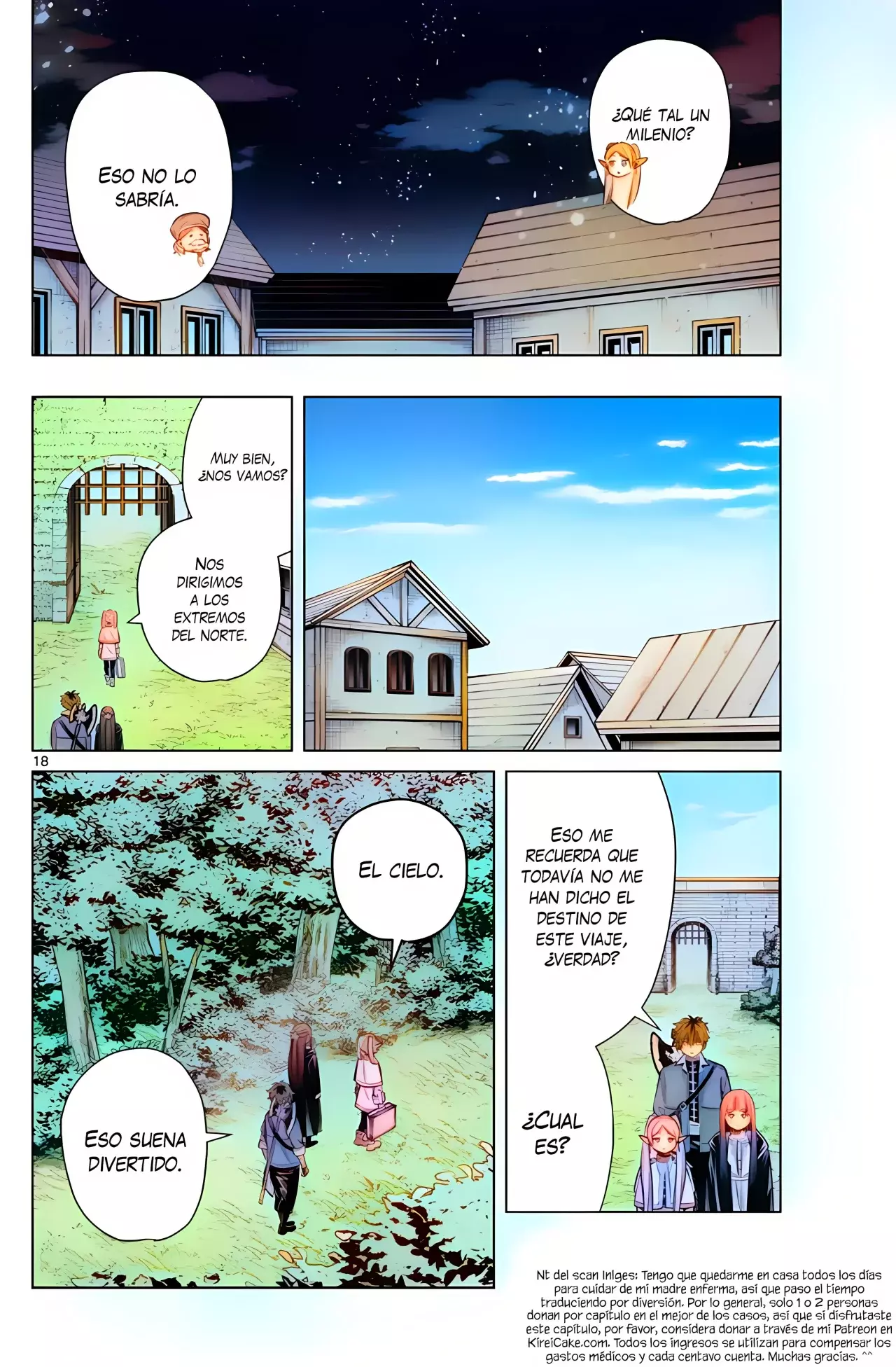 Read Sousou no Frieren (Color) ES Manga Online