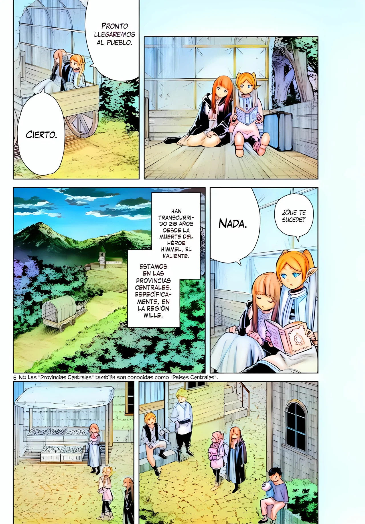 Read Sousou no Frieren (Color) ES Manga Online