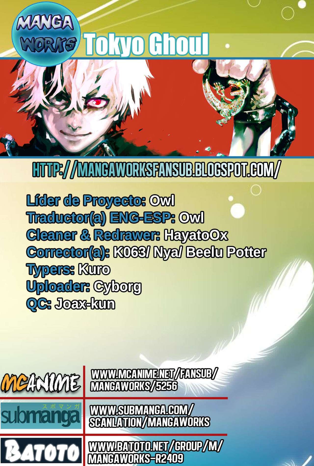 Read Tokyo Ghoul ES Manga Online