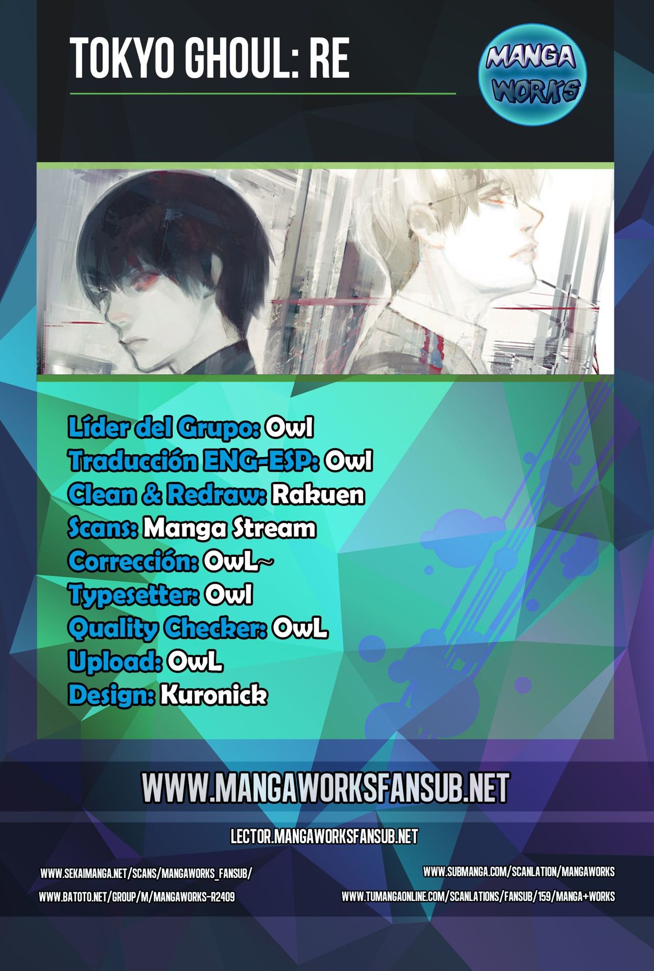 Read Tokyo Ghoulre ES Manga Online