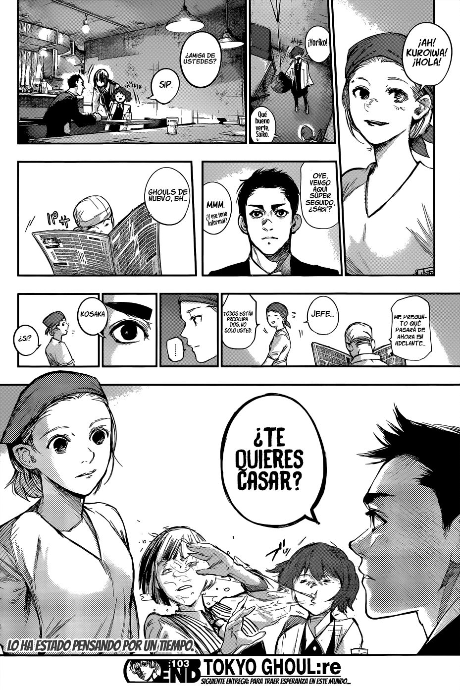 Read Tokyo Ghoulre ES Manga Online
