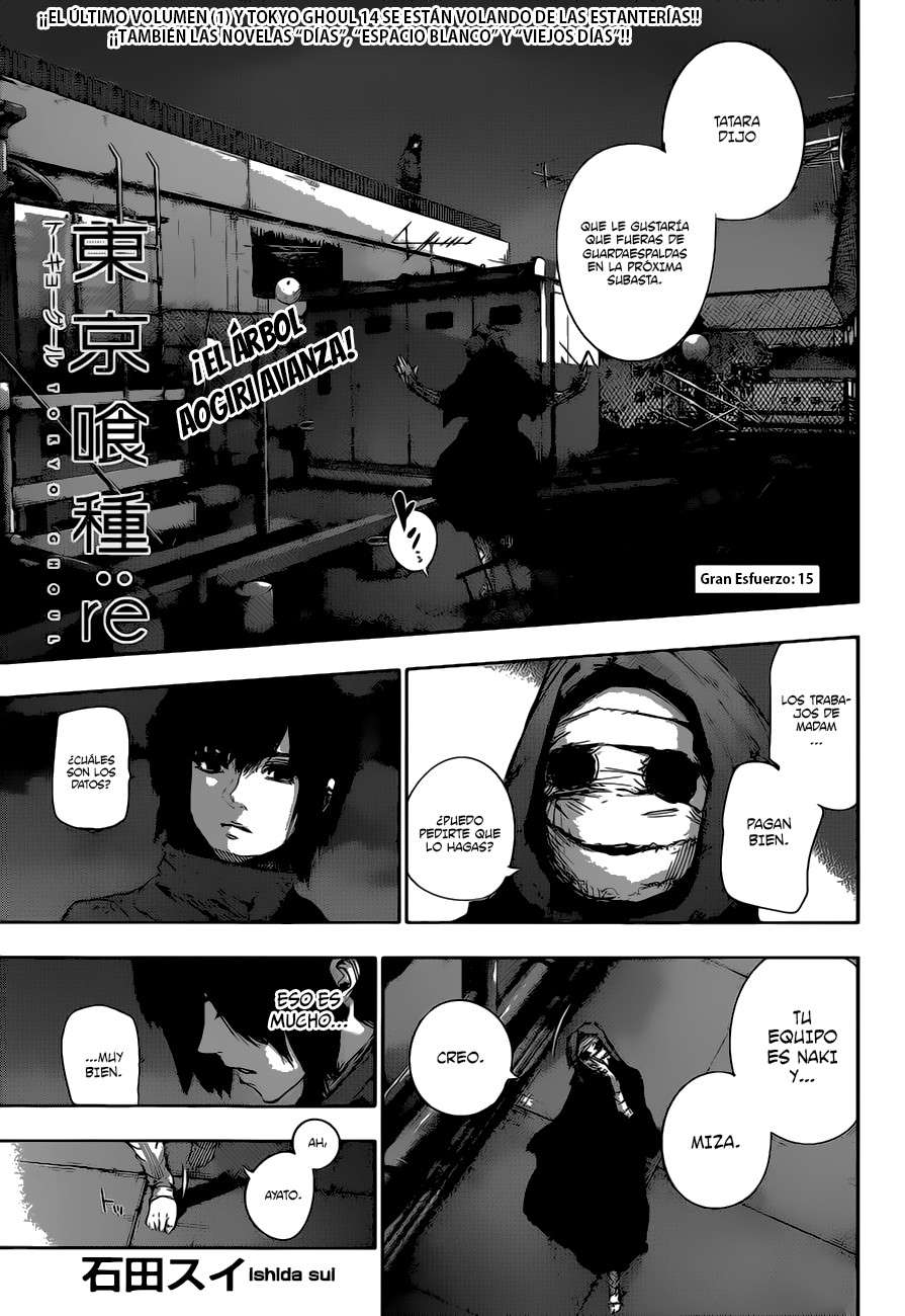Read Tokyo Ghoulre ES Manga Online
