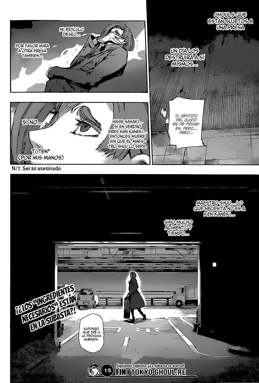 Read Tokyo Ghoulre ES Manga Online