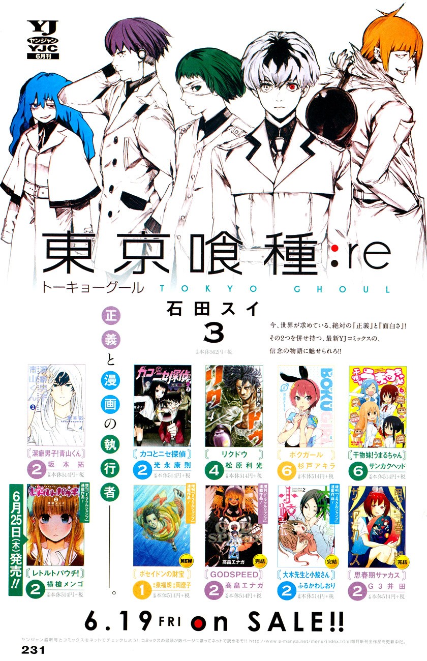 Read Tokyo Ghoulre ES Manga Online