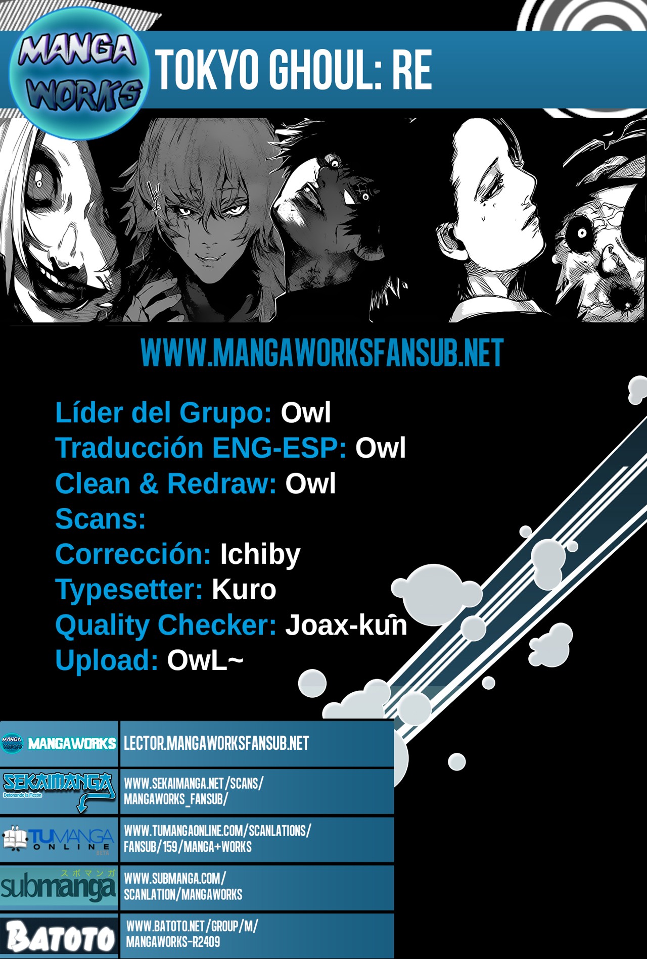 Read Tokyo Ghoulre ES Manga Online