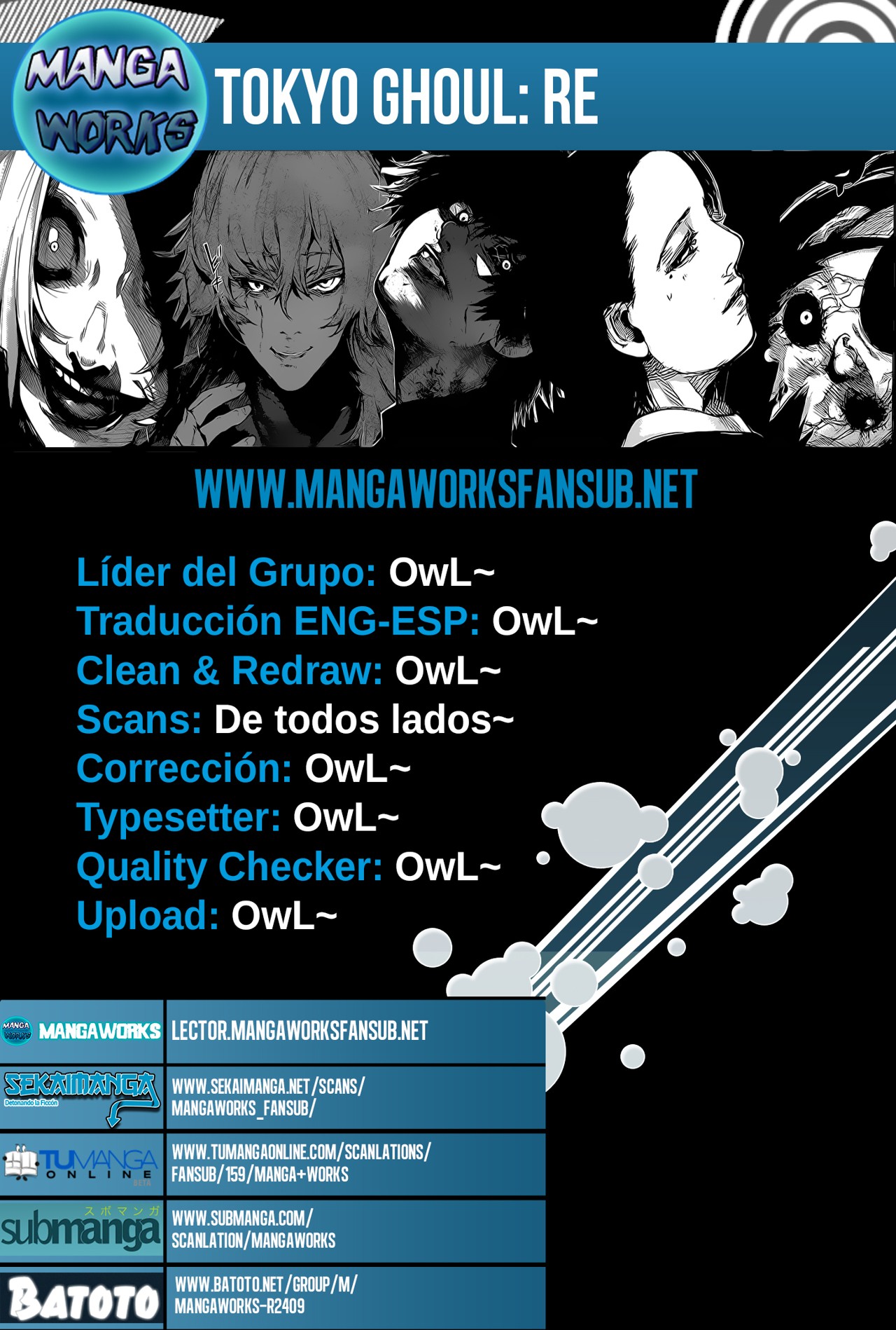 Read Tokyo Ghoulre ES Manga Online
