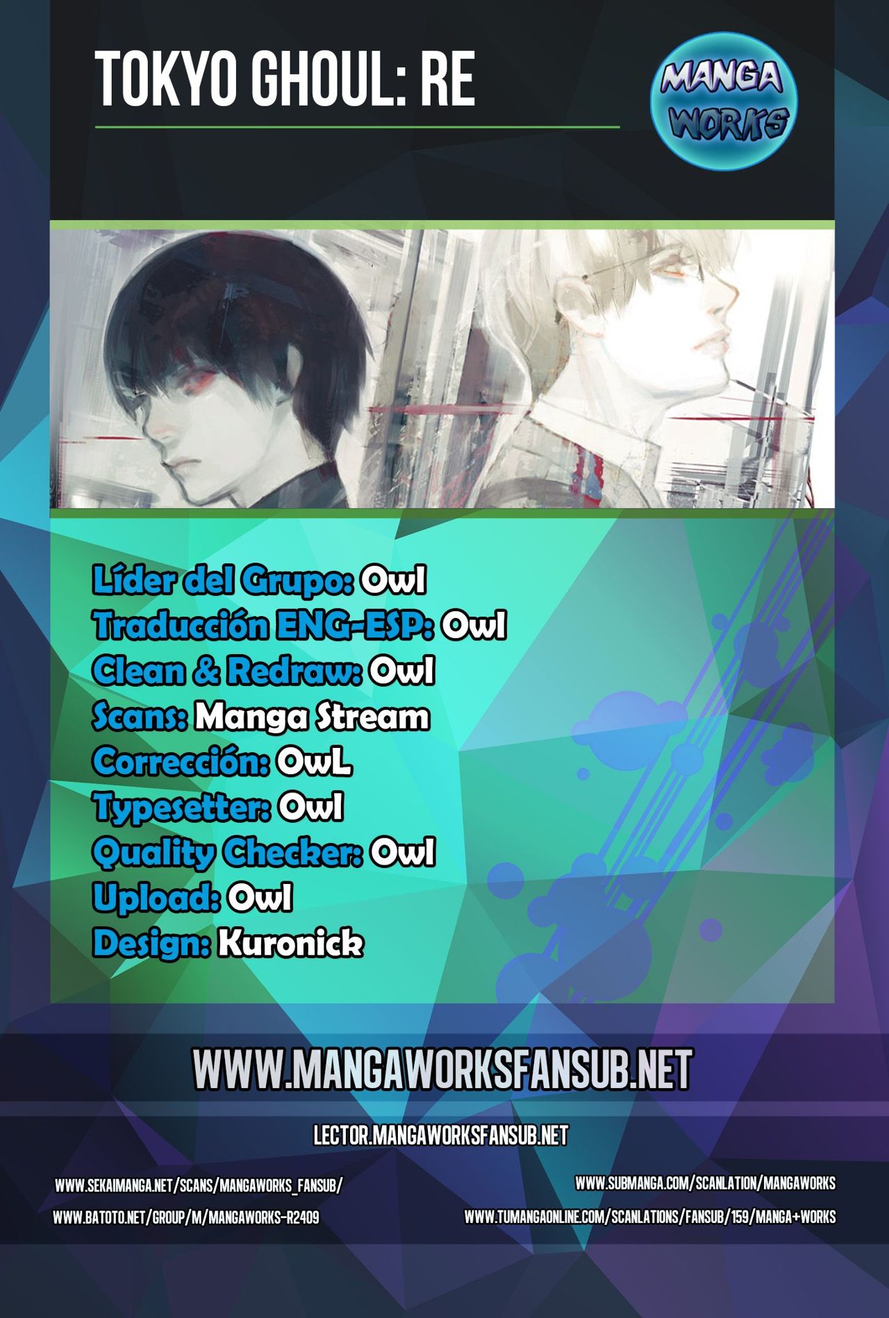 Read Tokyo Ghoulre ES Manga Online