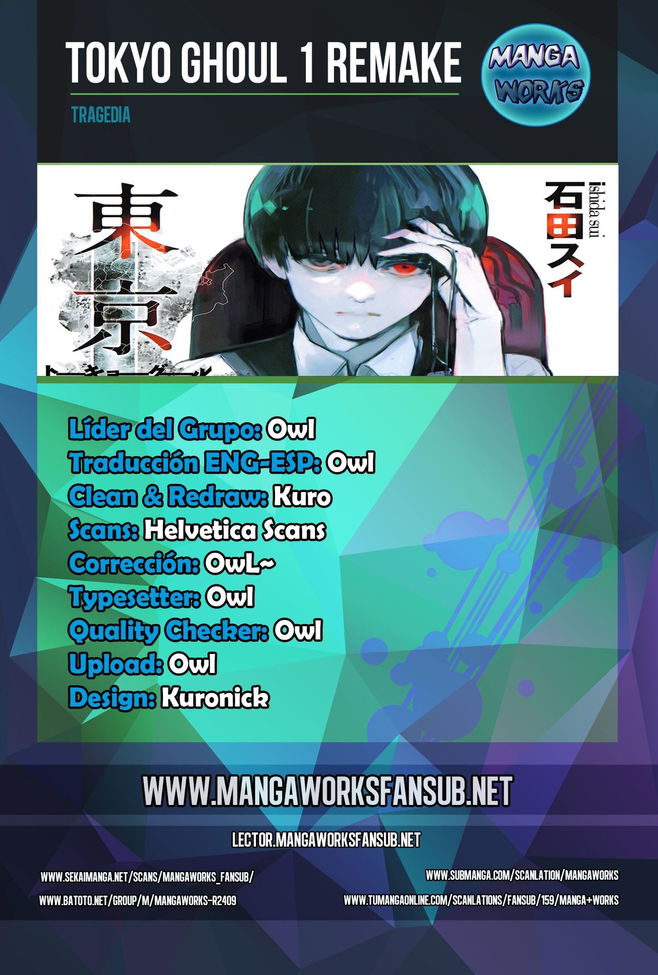 Read Tokyo Ghoulre ES Manga Online