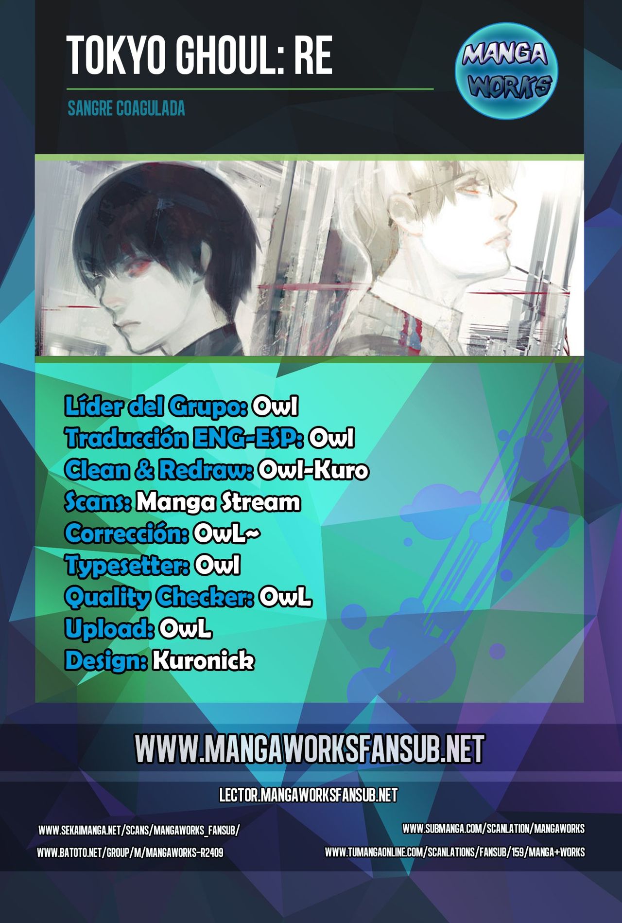 Read Tokyo Ghoulre ES Manga Online