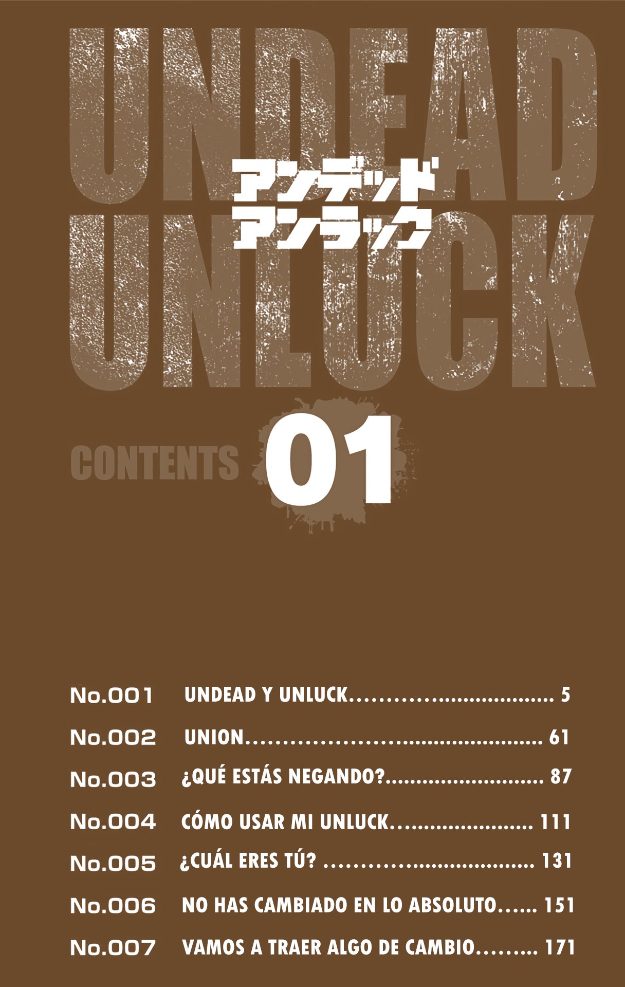 Read UNDEAD UNLUCK Full Color ES Manga Online