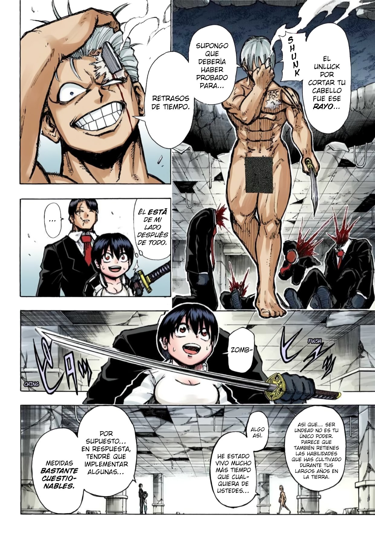 Read UNDEAD UNLUCK Full Color ES Manga Online