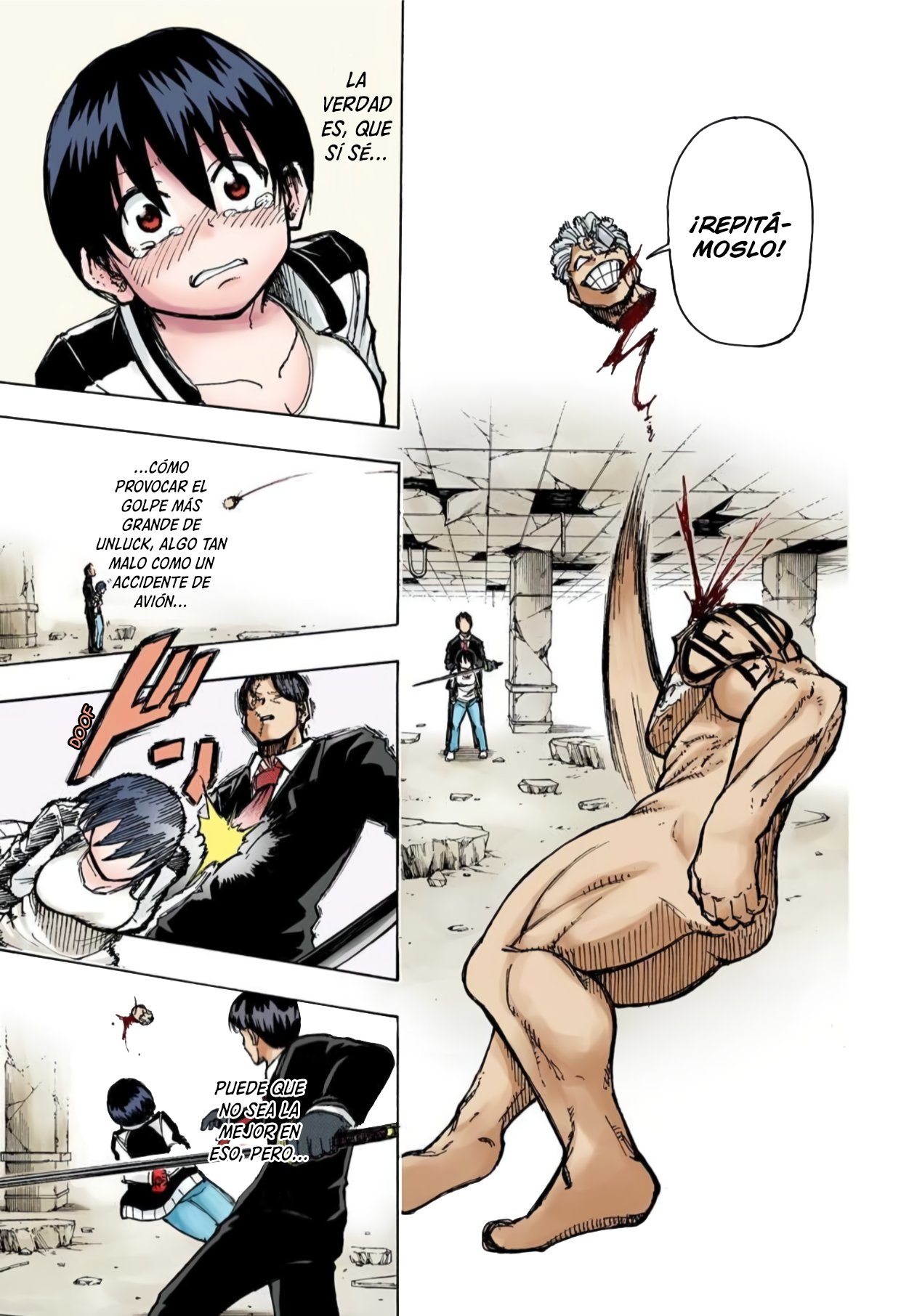 Read UNDEAD UNLUCK Full Color ES Manga Online