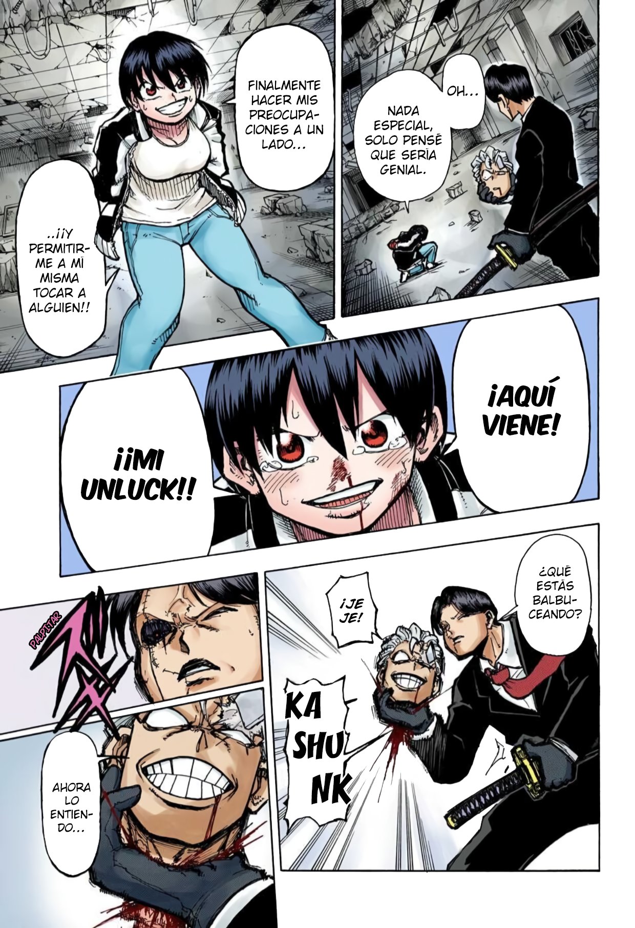 Read UNDEAD UNLUCK Full Color ES Manga Online