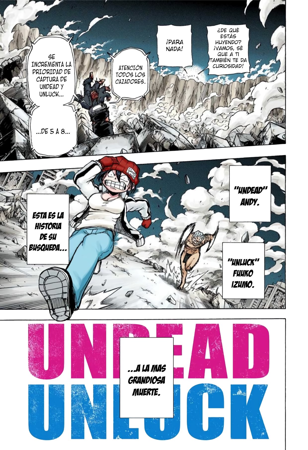 Read UNDEAD UNLUCK Full Color ES Manga Online