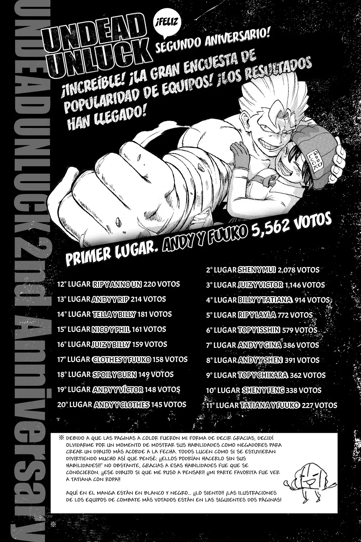 Read UNDEAD UNLUCK Full Color ES Manga Online