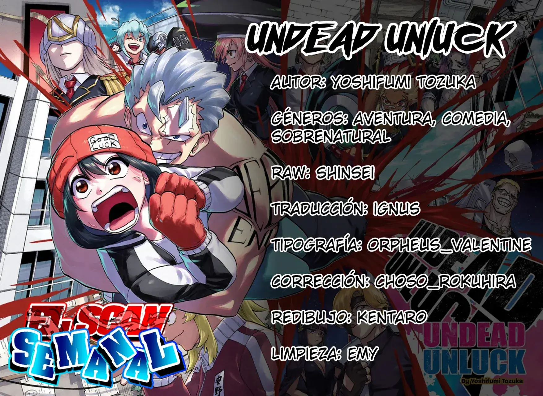 Read UNDEAD UNLUCK Full Color ES Manga Online