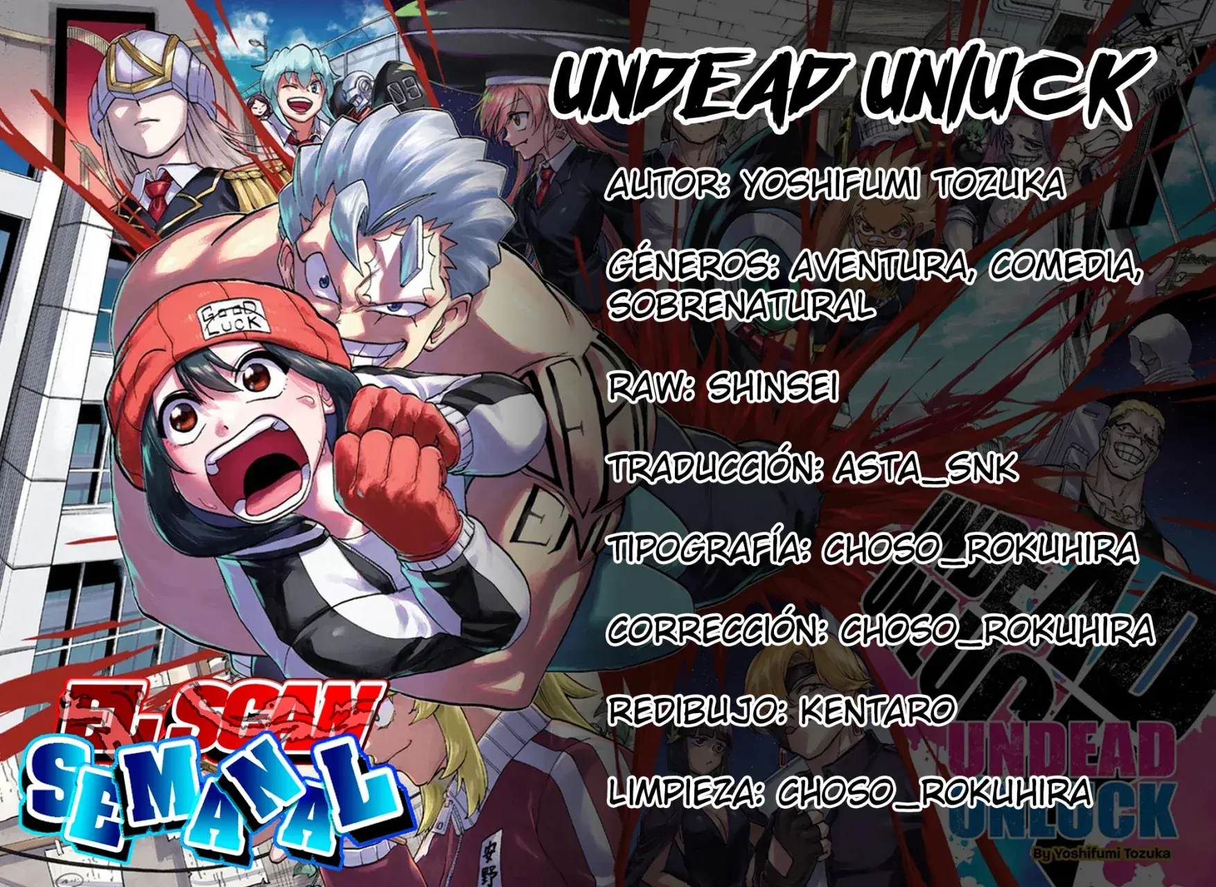 Read UNDEAD UNLUCK Full Color ES Manga Online