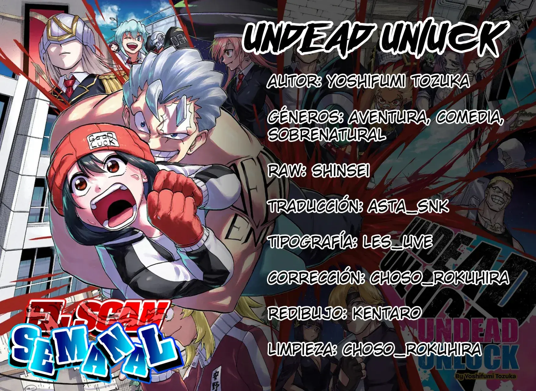 Read UNDEAD UNLUCK Full Color ES Manga Online