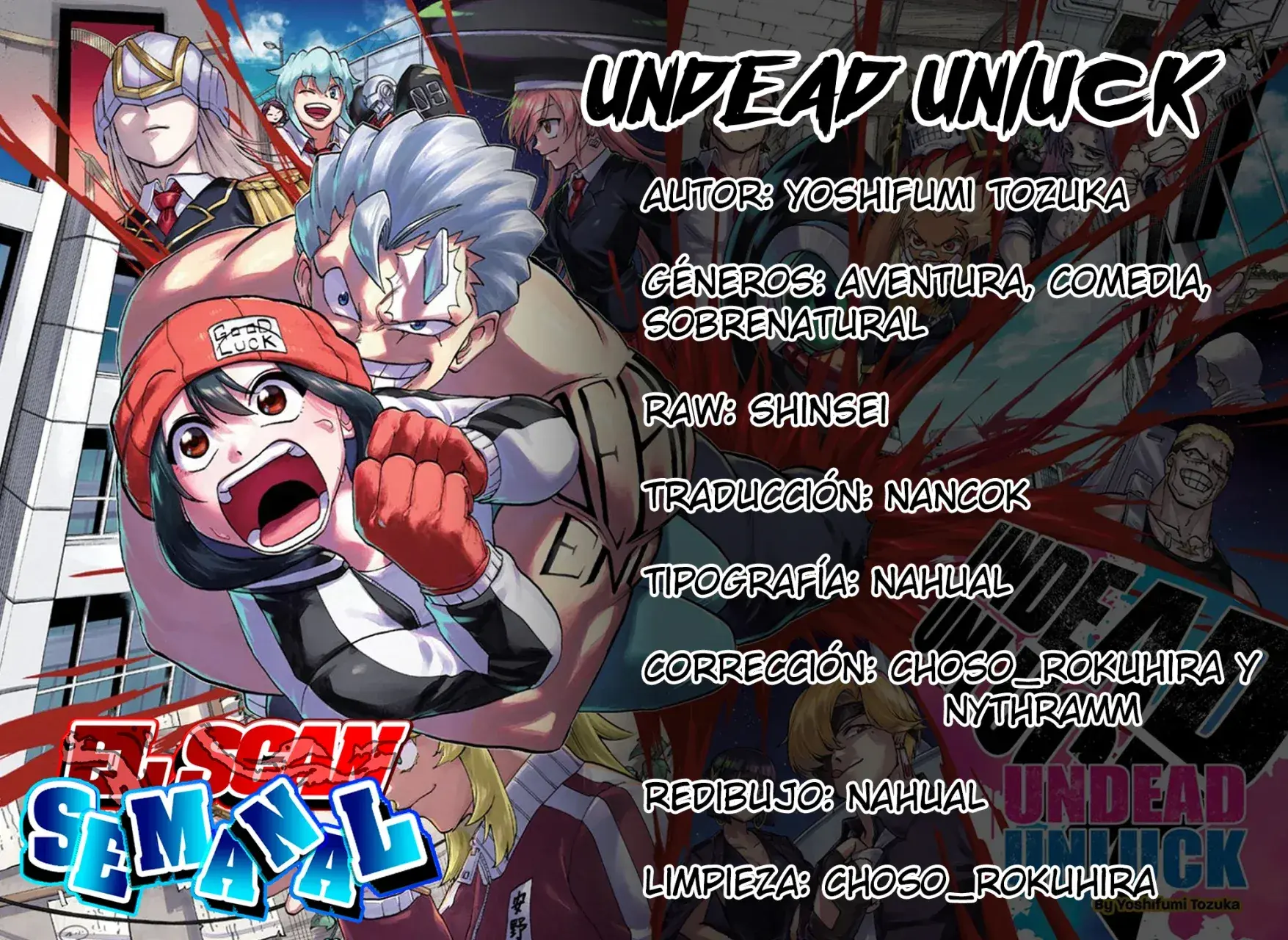 Read UNDEAD UNLUCK Full Color ES Manga Online