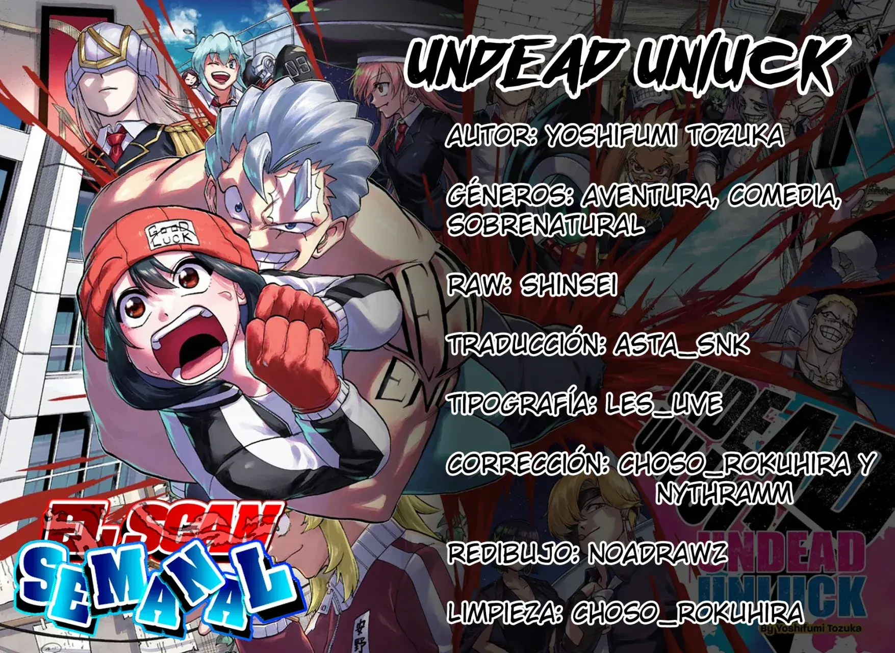 Read UNDEAD UNLUCK Full Color ES Manga Online