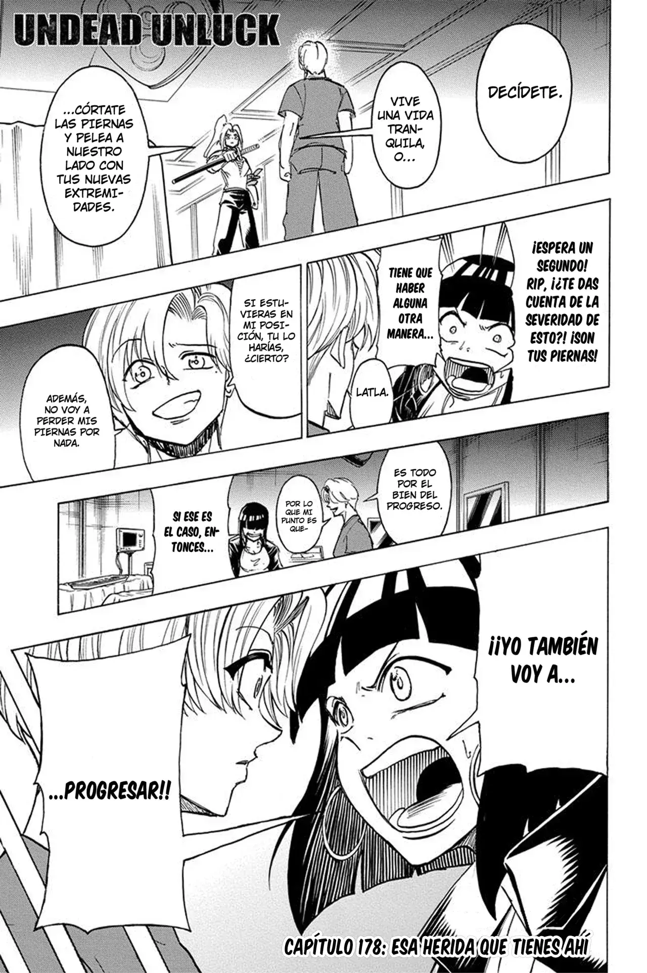 Read UNDEAD UNLUCK Full Color ES Manga Online