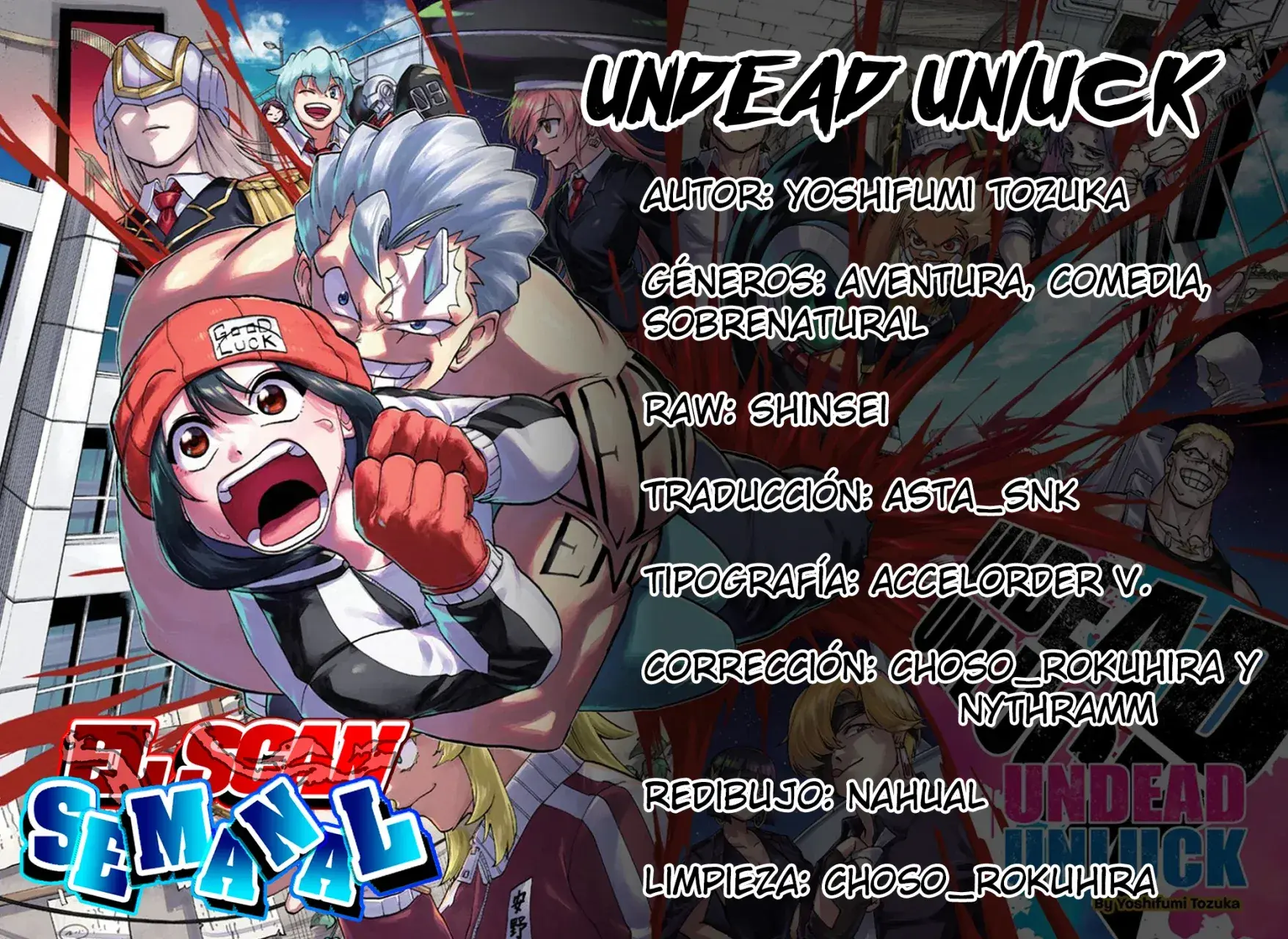 Read UNDEAD UNLUCK Full Color ES Manga Online