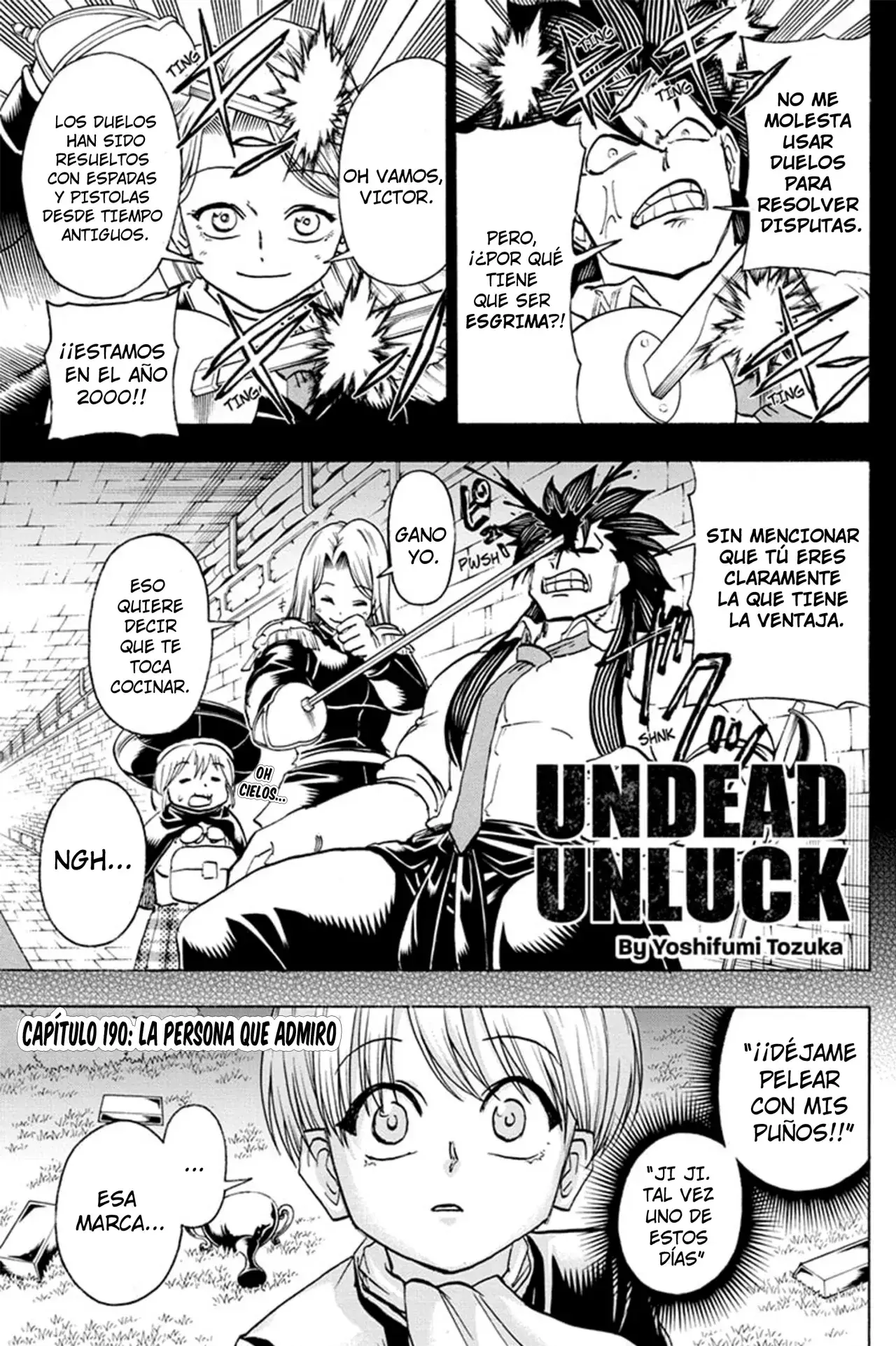 Read UNDEAD UNLUCK Full Color ES Manga Online
