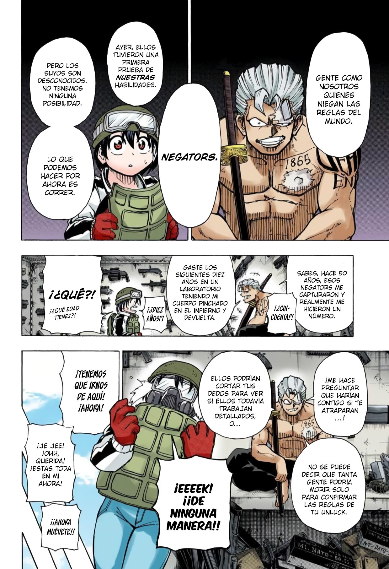 Read UNDEAD UNLUCK Full Color ES Manga Online
