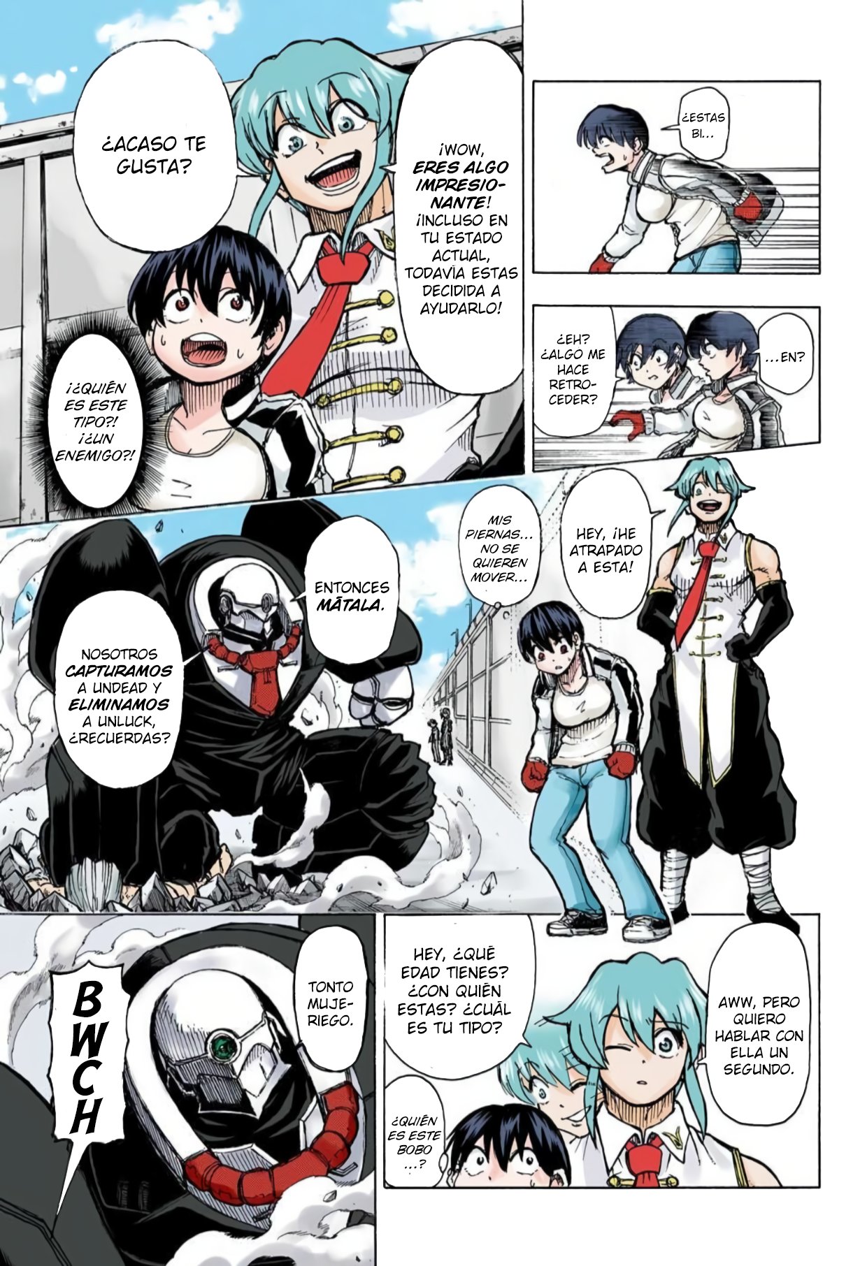 Read UNDEAD UNLUCK Full Color ES Manga Online