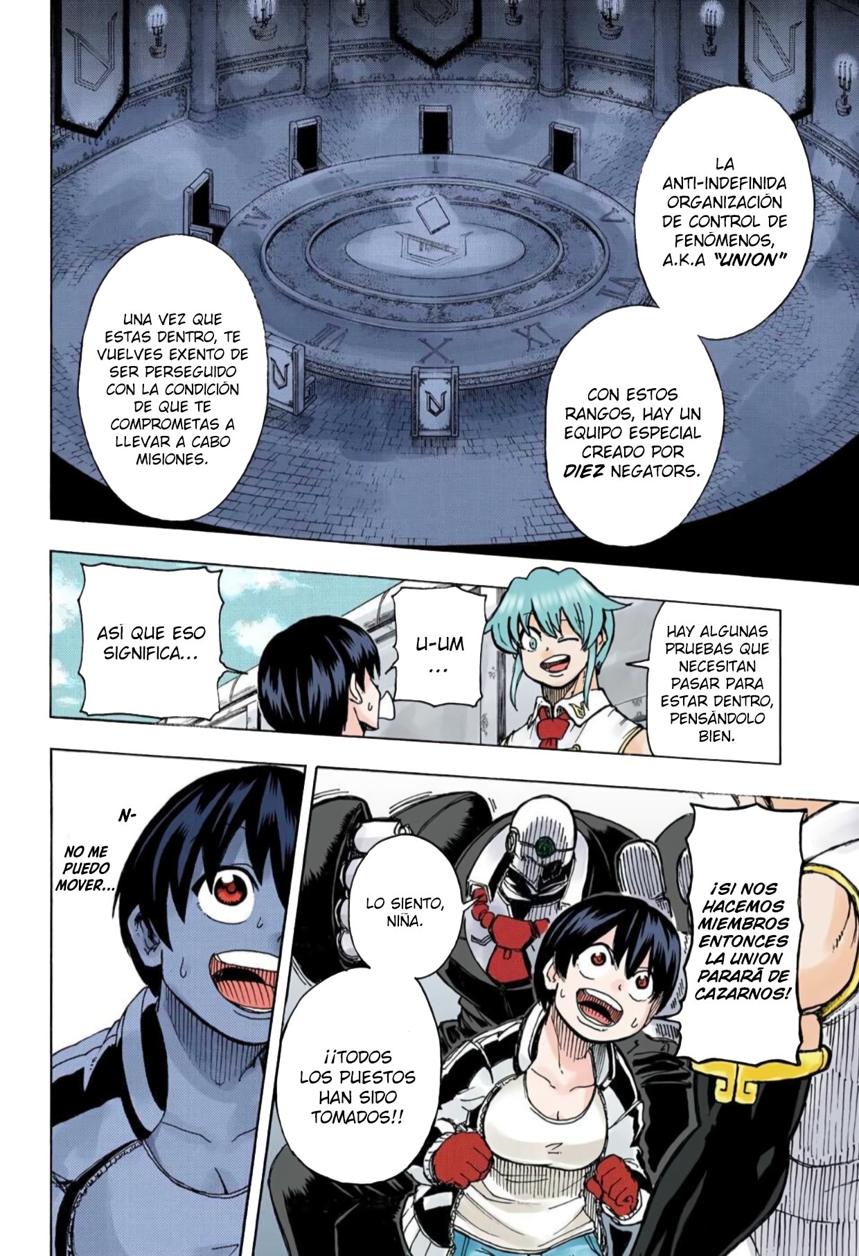 Read UNDEAD UNLUCK Full Color ES Manga Online