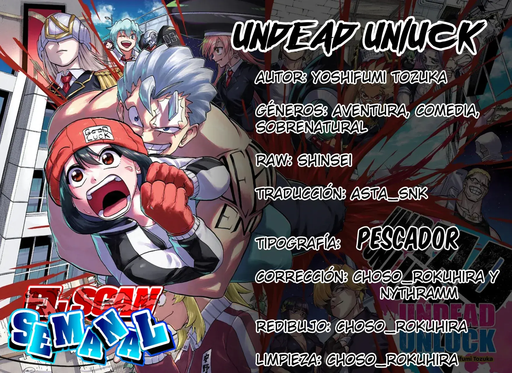 Read UNDEAD UNLUCK Full Color ES Manga Online