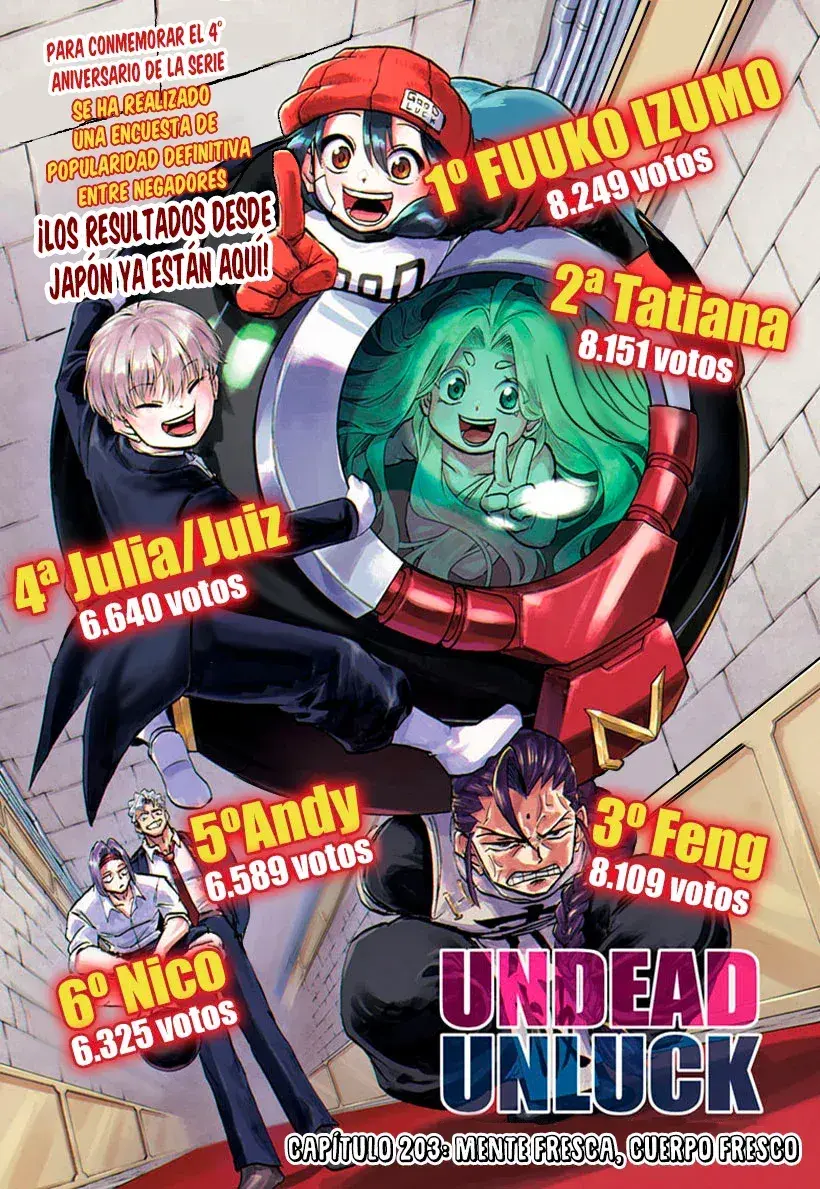 Read UNDEAD UNLUCK Full Color ES Manga Online