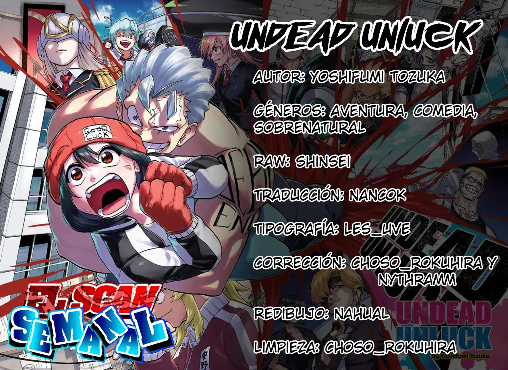 Read UNDEAD UNLUCK Full Color ES Manga Online